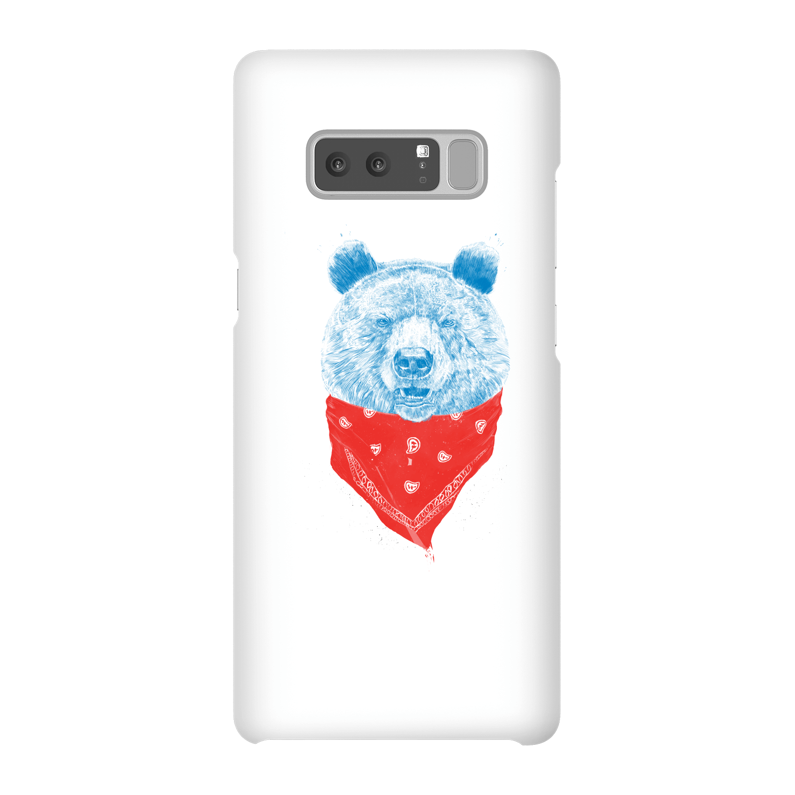 Balazs Solti Bandana Panda Phone Case for iPhone and Android - Samsung Note 8 - Snap Case - Gloss