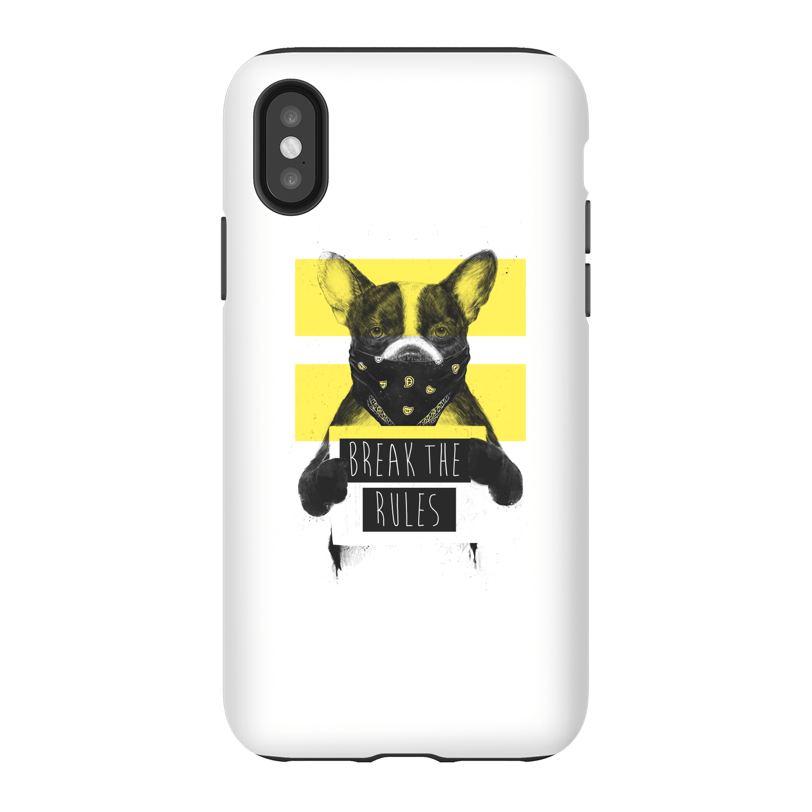 Balazs Solti Break The Rules Phone Case for iPhone and Android - iPhone X - Tough Case - Gloss