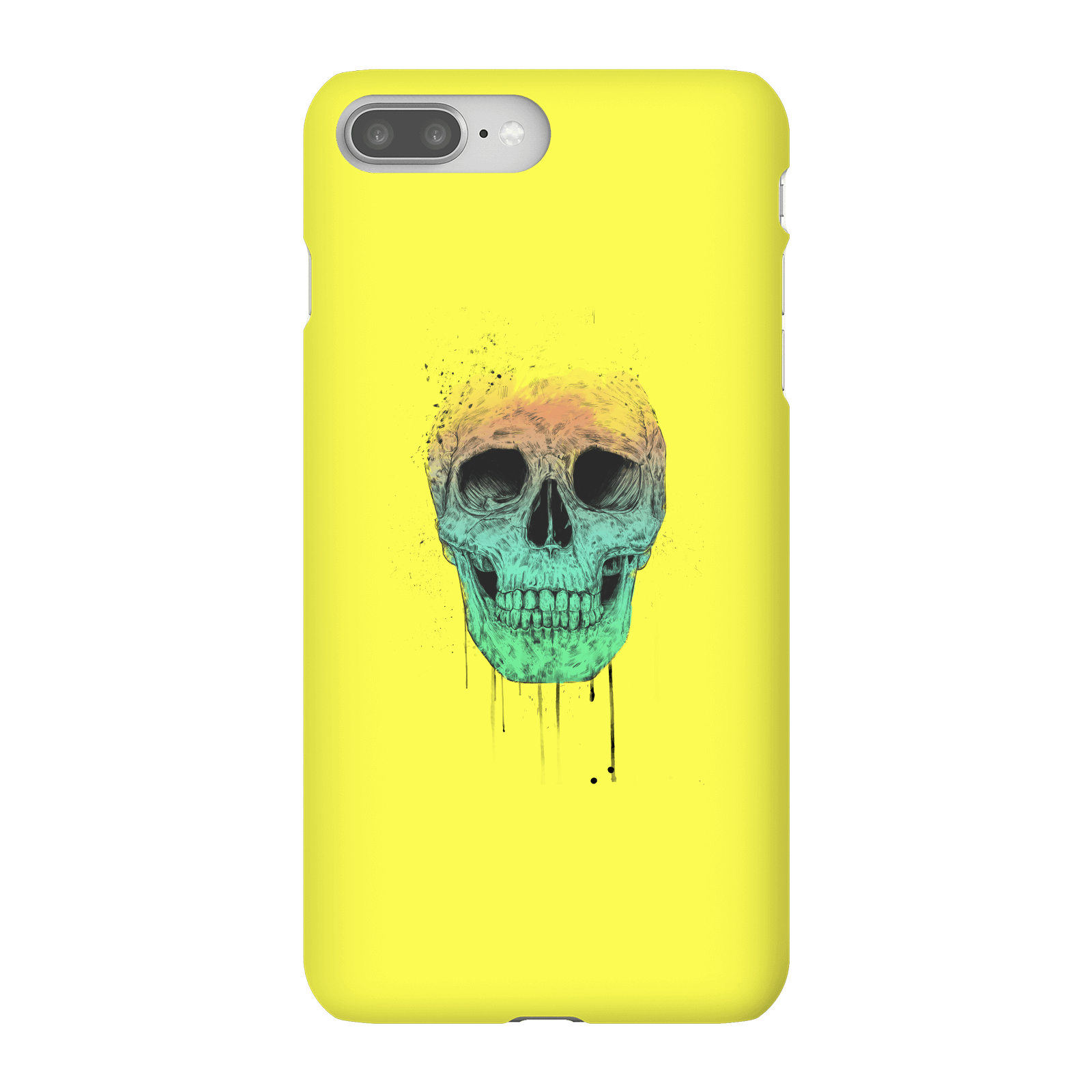 Balazs Solti Skull Phone Case for iPhone and Android - iPhone 8 Plus - Snap Case - Matte