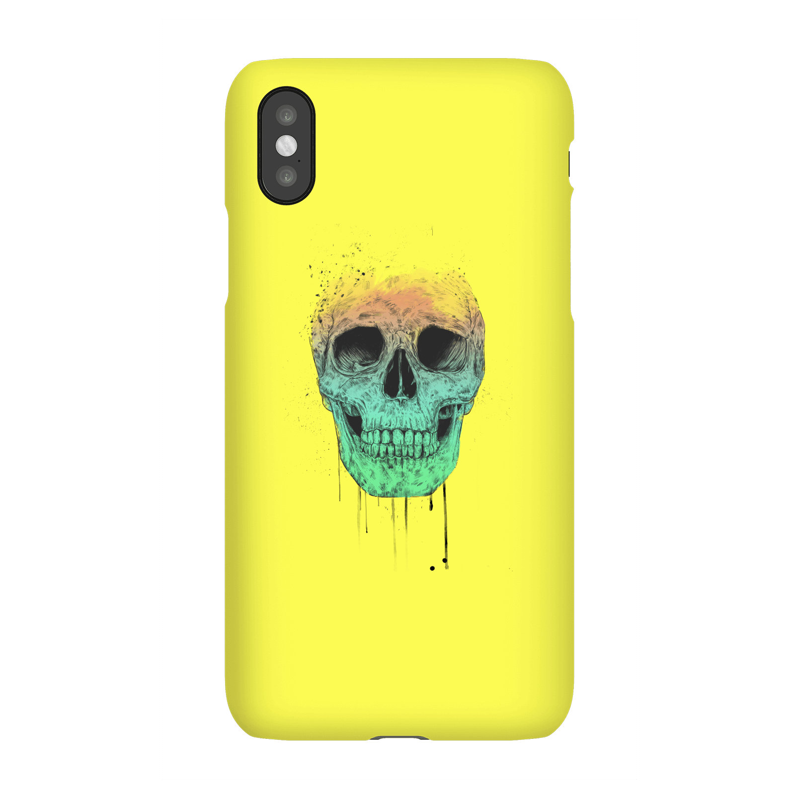 Balazs Solti Skull Phone Case for iPhone and Android - iPhone X - Snap Case - Matte