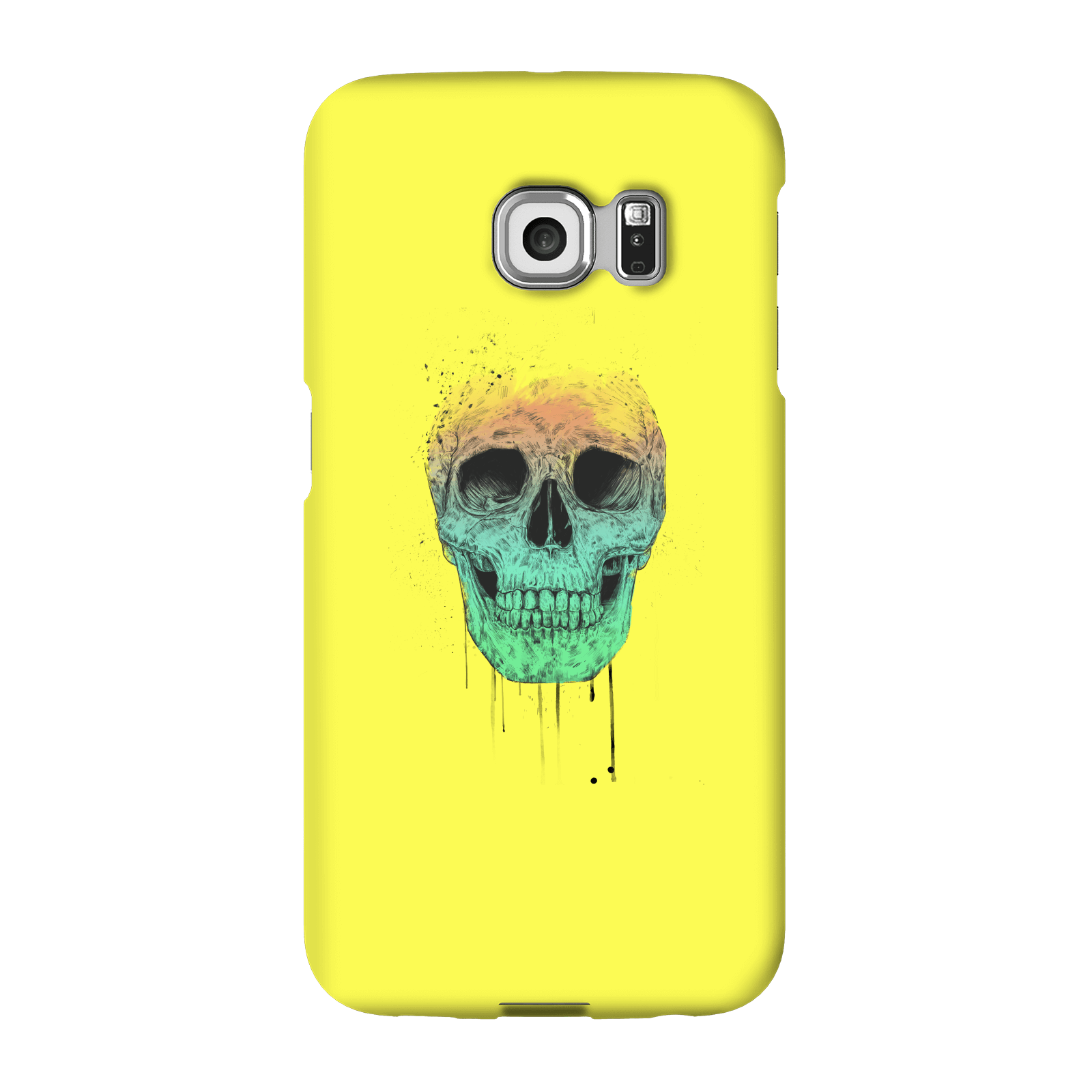 Balazs Solti Skull Phone Case for iPhone and Android - Samsung S6 Edge - Snap Case - Matte