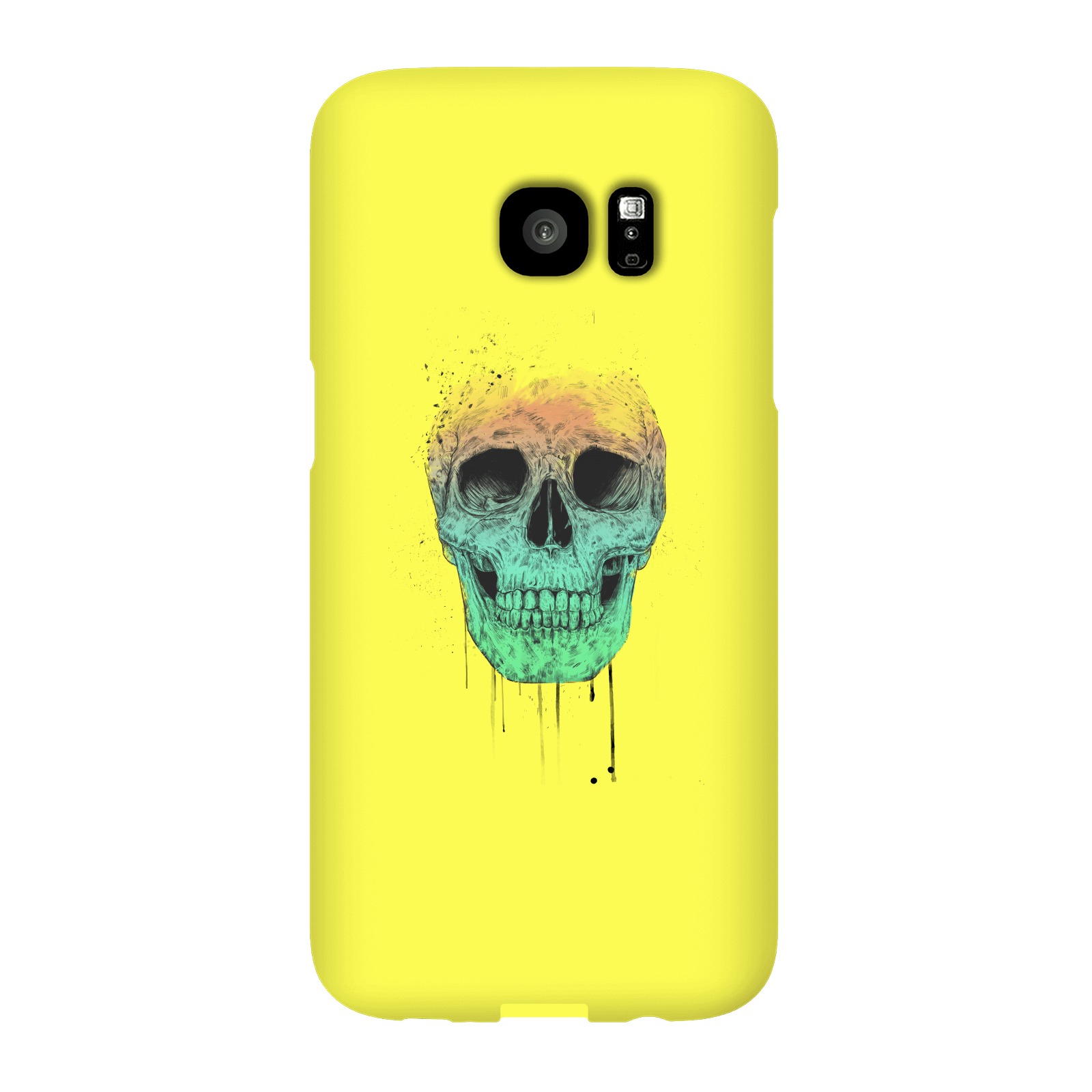 Balazs Solti Skull Phone Case for iPhone and Android - Samsung S7 Edge - Snap Case - Matte
