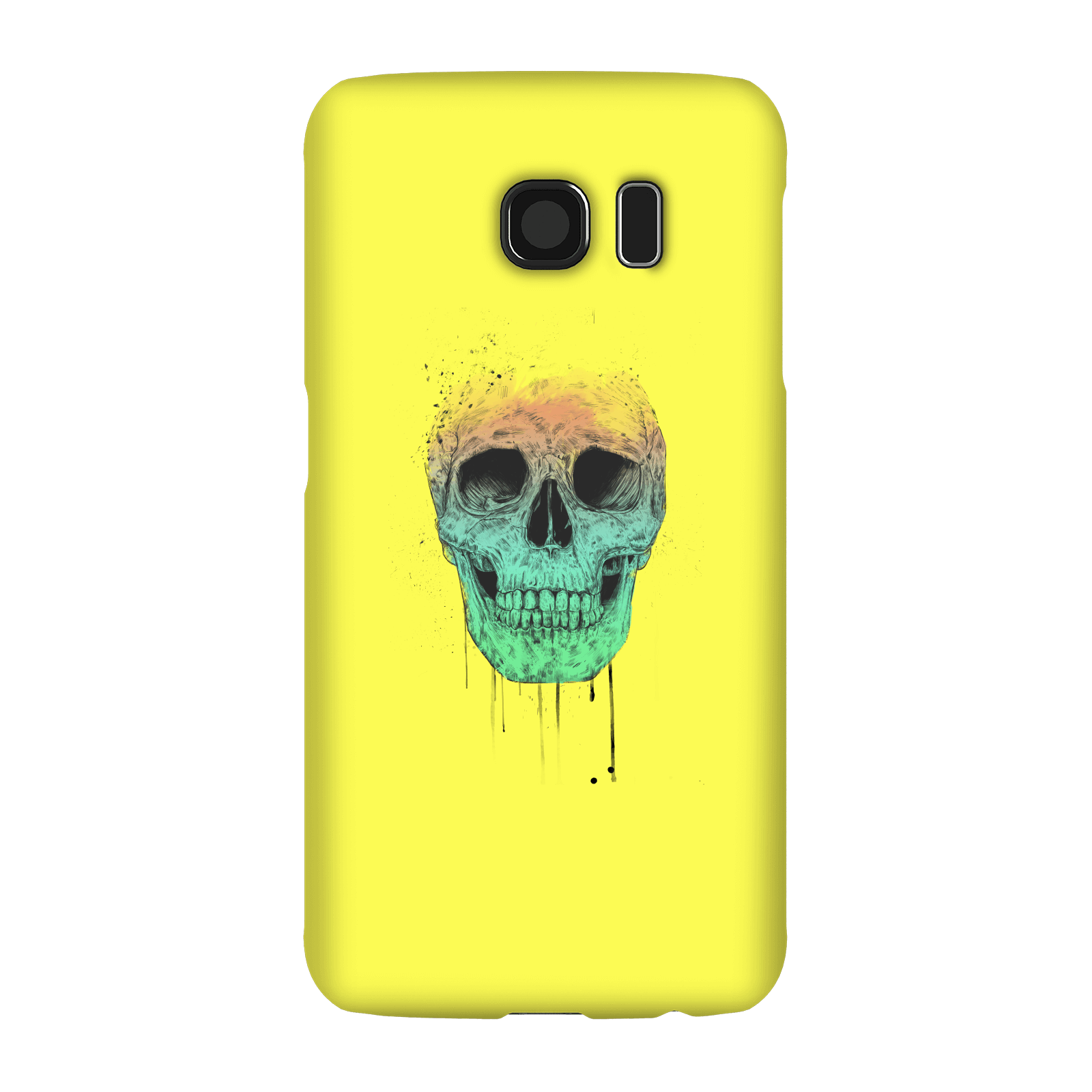 Balazs Solti Skull Phone Case for iPhone and Android - Samsung S6 - Snap Case - Gloss