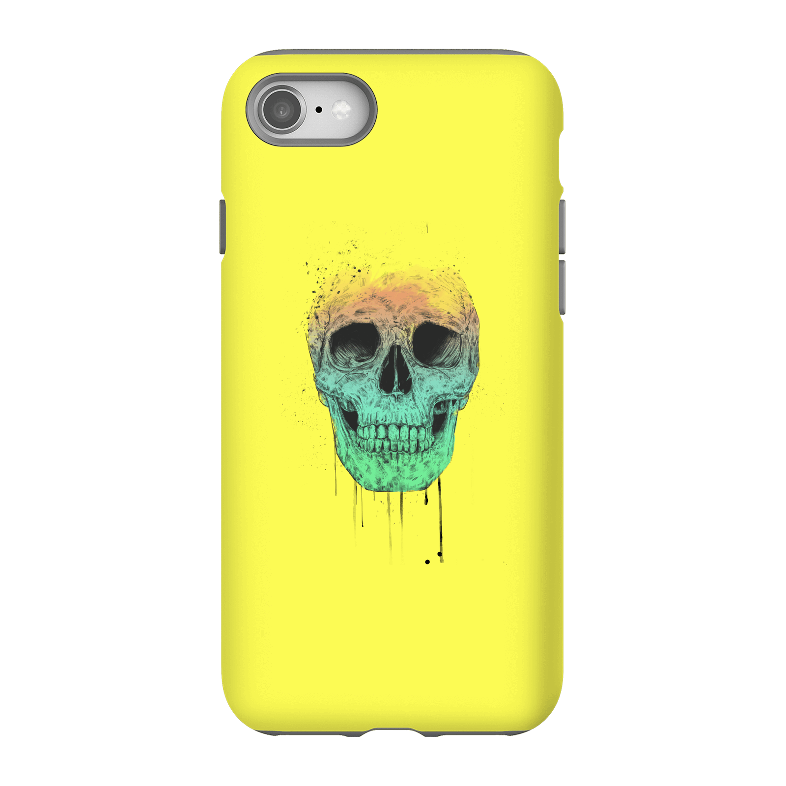 Balazs Solti Skull Phone Case for iPhone and Android - iPhone 8 - Tough Case - Gloss
