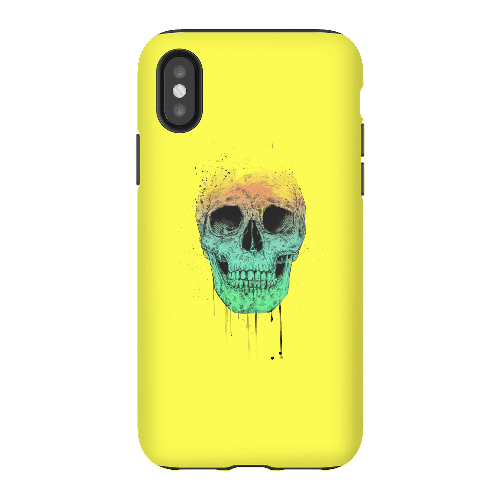 Balazs Solti Skull Phone Case for iPhone and Android - iPhone X - Tough Case - Gloss