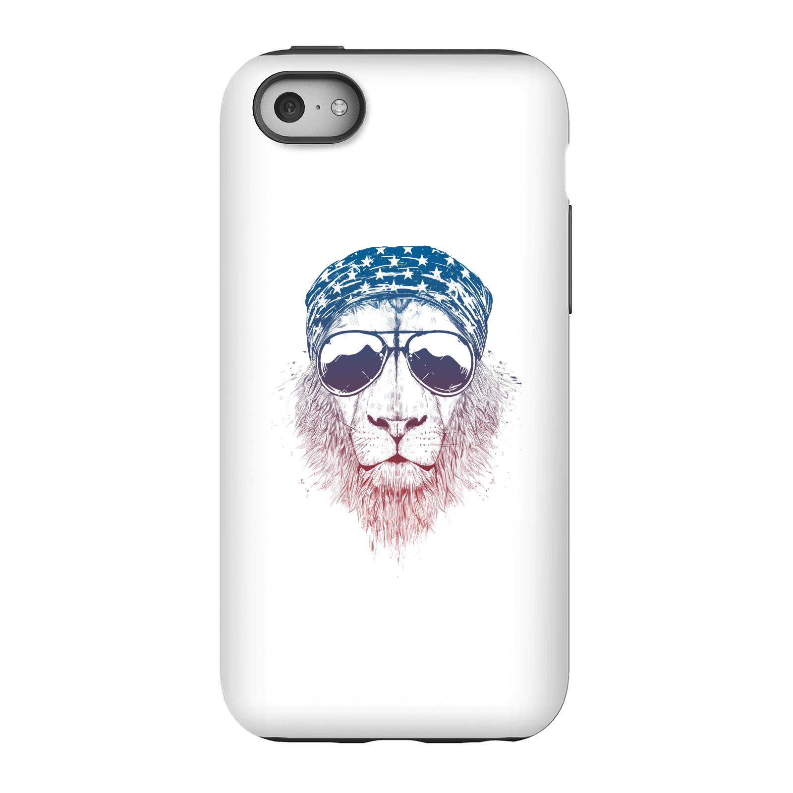 Balazs Solti Bandana Lion Phone Case for iPhone and Android - iPhone 5C - Tough Case - Matte