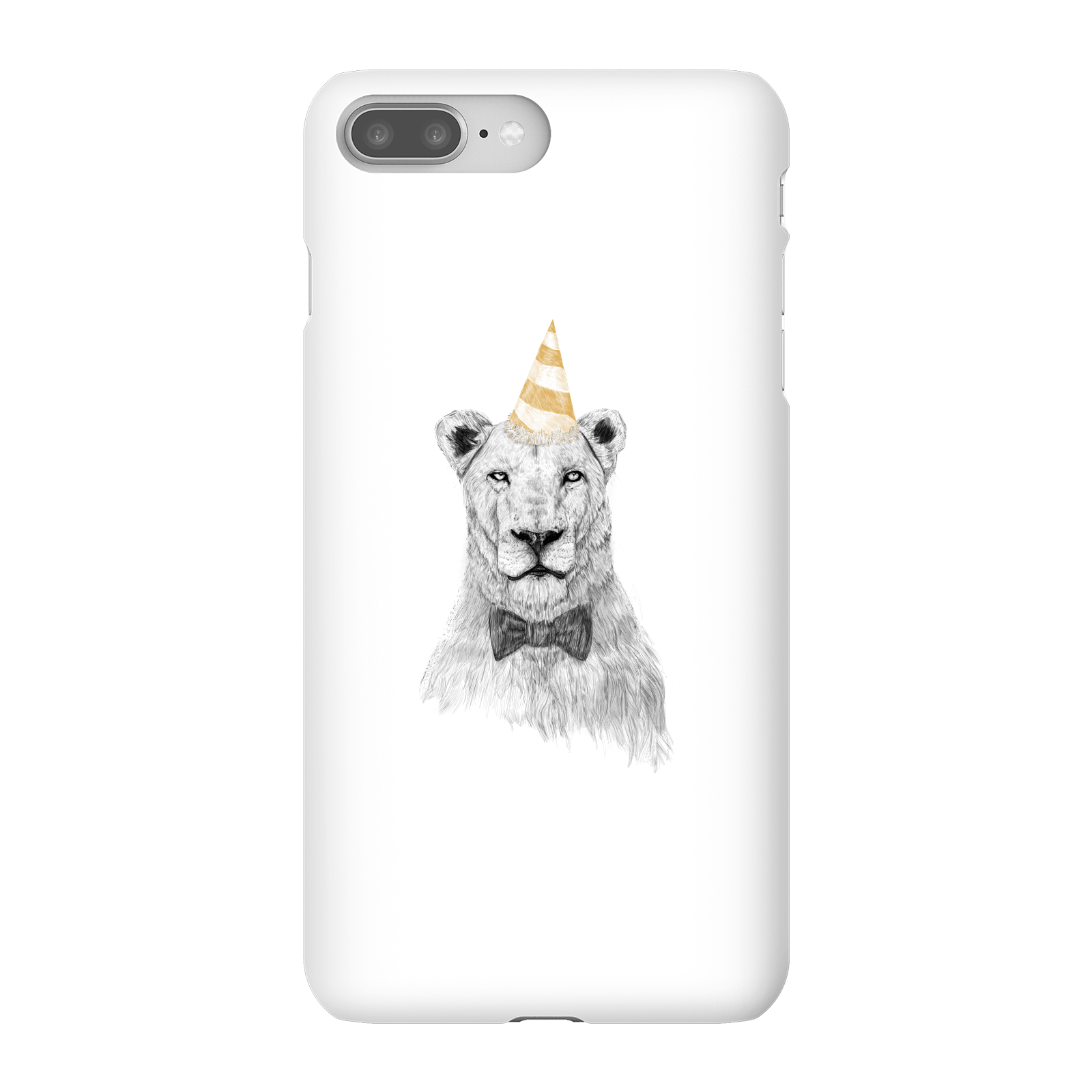 Balazs Solti Party Lion Phone Case for iPhone and Android - iPhone 8 Plus - Snap Case - Matte