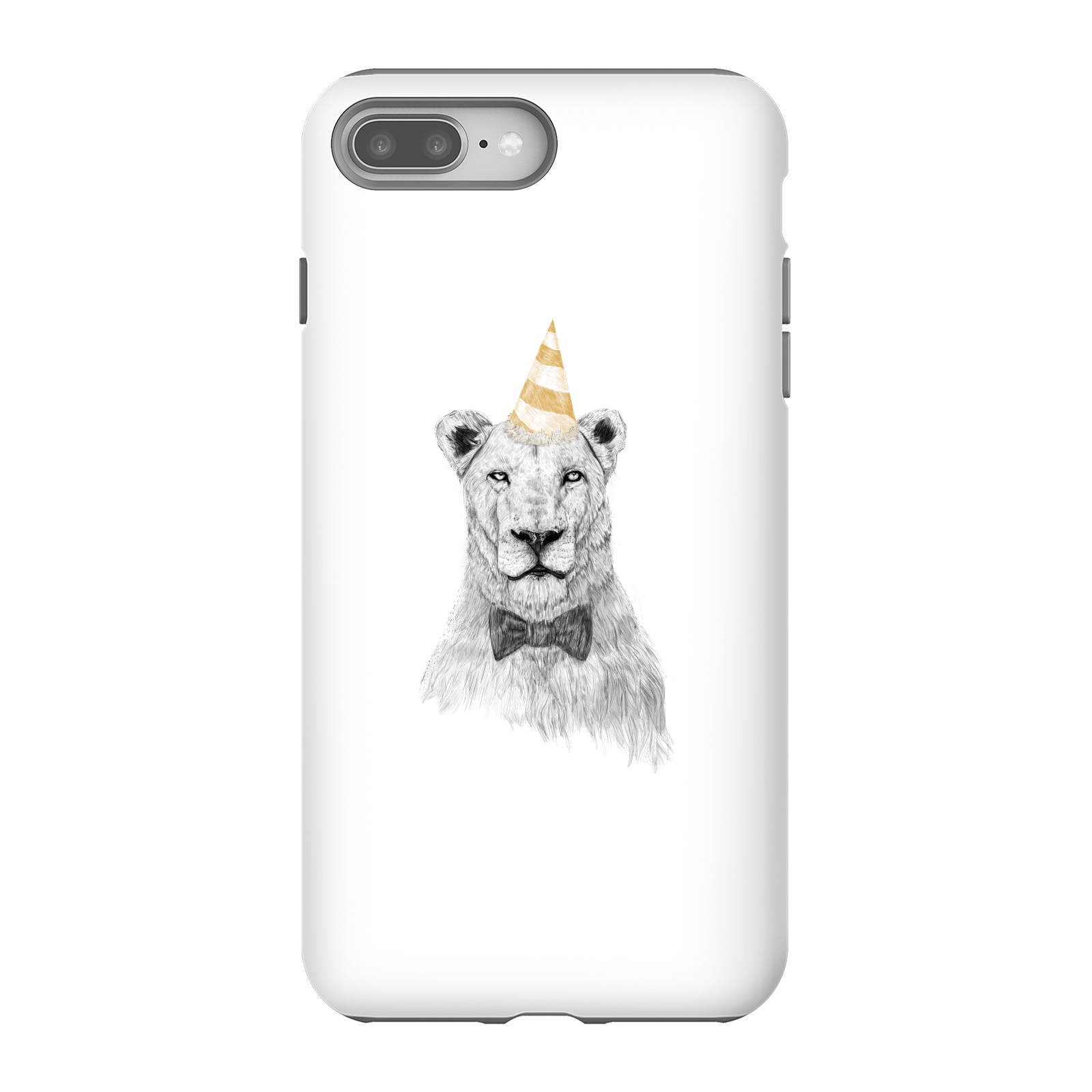 Balazs Solti Party Lion Phone Case for iPhone and Android - iPhone 8 Plus - Tough Case - Matte