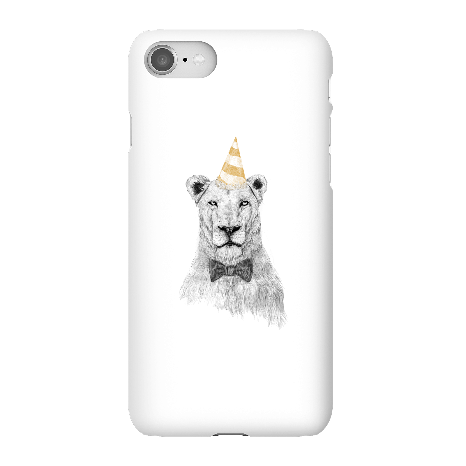 Balazs Solti Party Lion Phone Case for iPhone and Android - iPhone 8 - Snap Case - Gloss