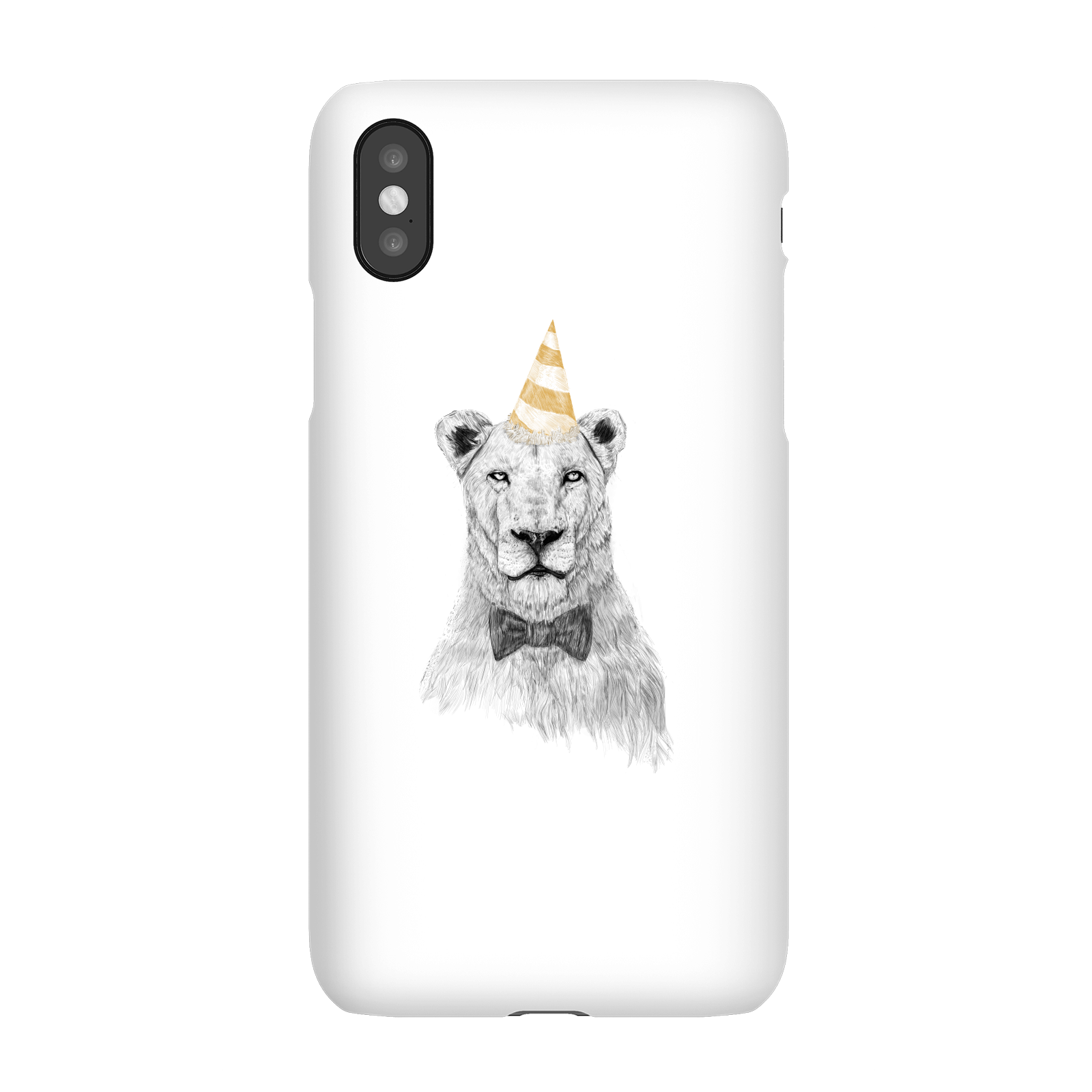 Balazs Solti Party Lion Phone Case for iPhone and Android - iPhone X - Snap Case - Gloss