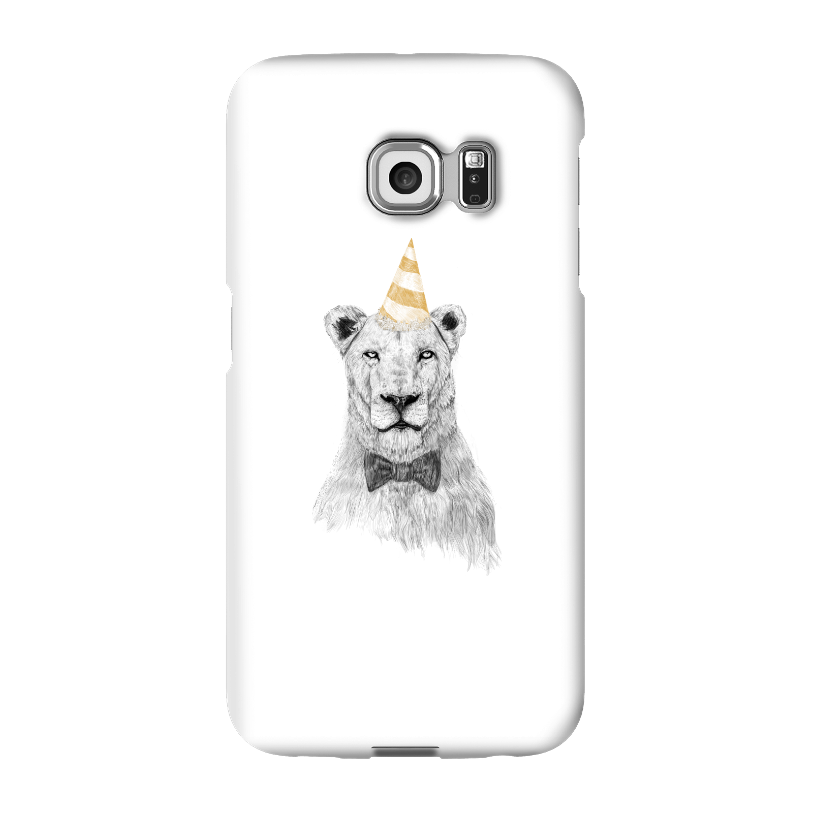 Balazs Solti Party Lion Phone Case for iPhone and Android - Samsung S6 Edge - Snap Case - Gloss