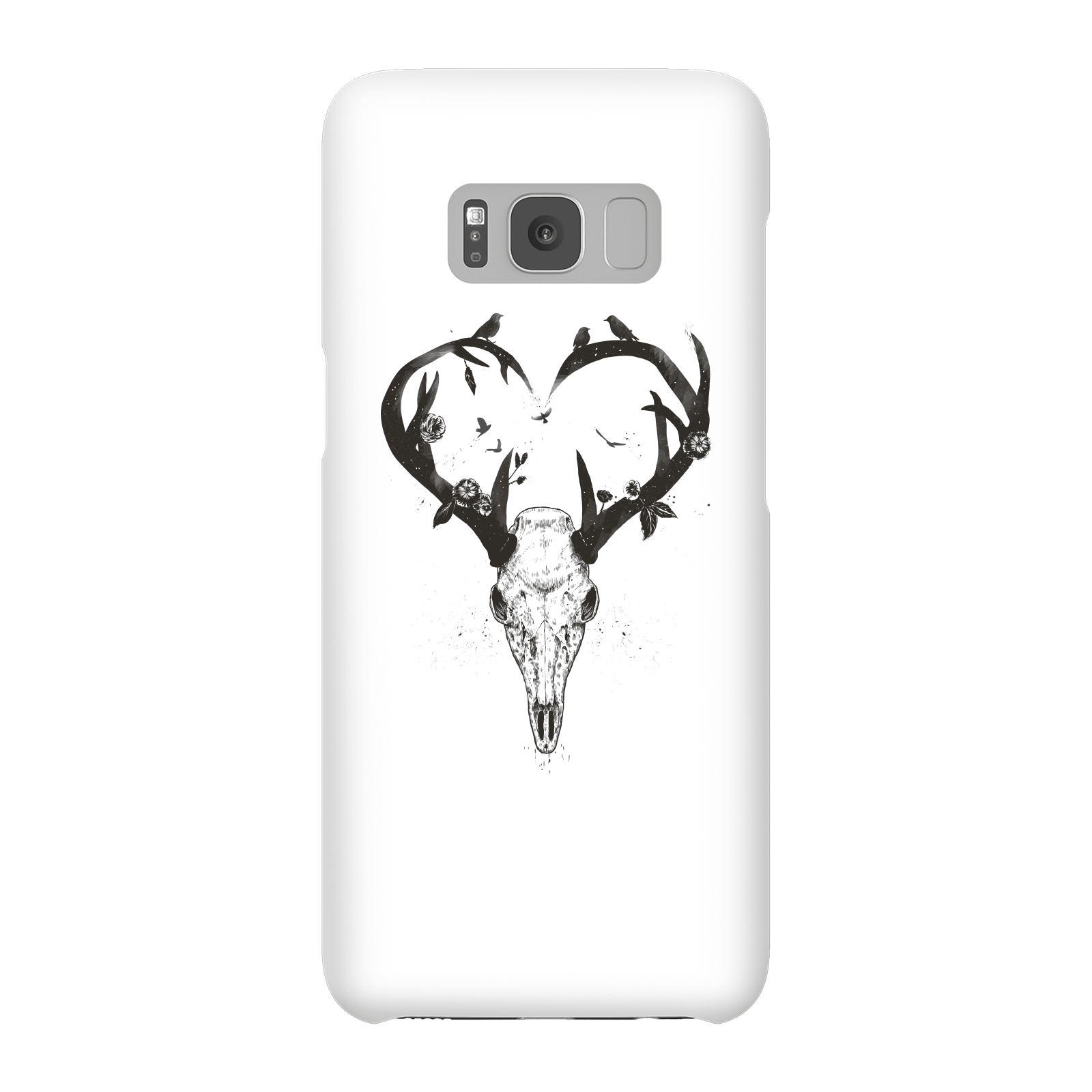 balazs solti antlers phone case for iphone and android - samsung s8 - snap case - matte
