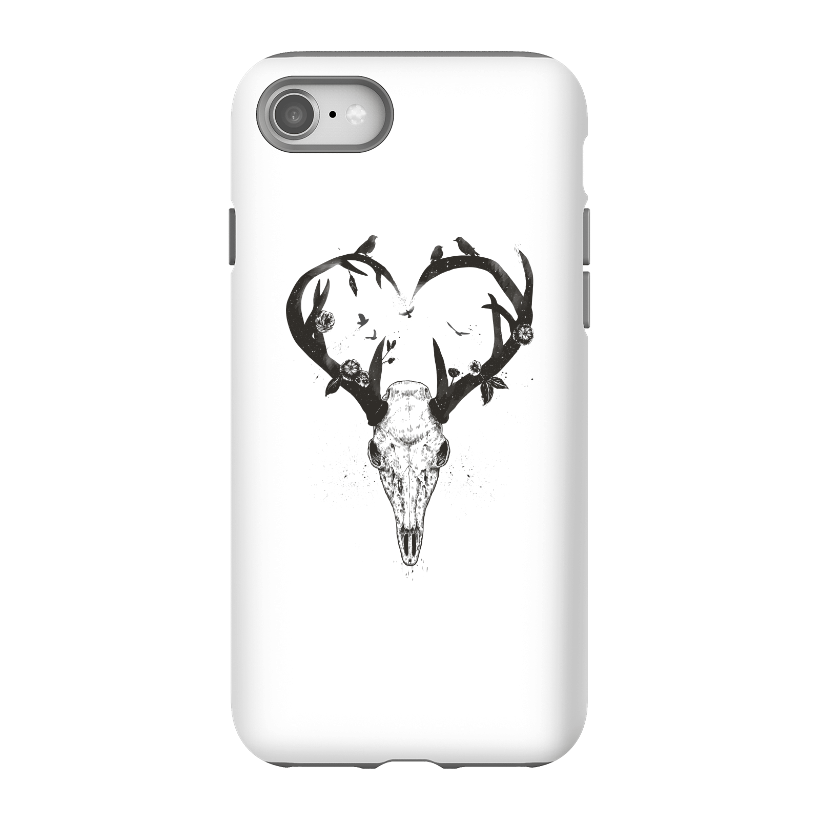 Balazs Solti Antlers Phone Case for iPhone and Android - iPhone 8 - Tough Case - Matte