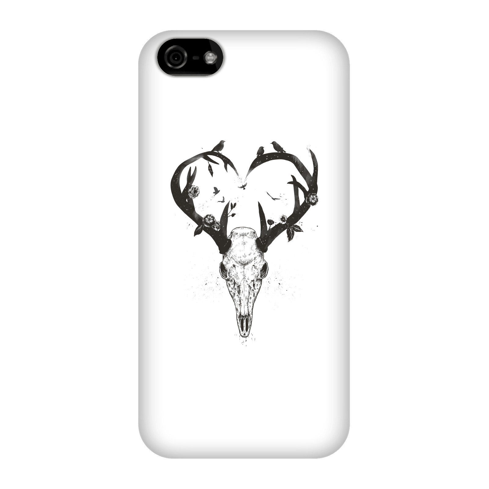 Balazs Solti Antlers Phone Case for iPhone and Android - iPhone 5C - Snap Case - Gloss