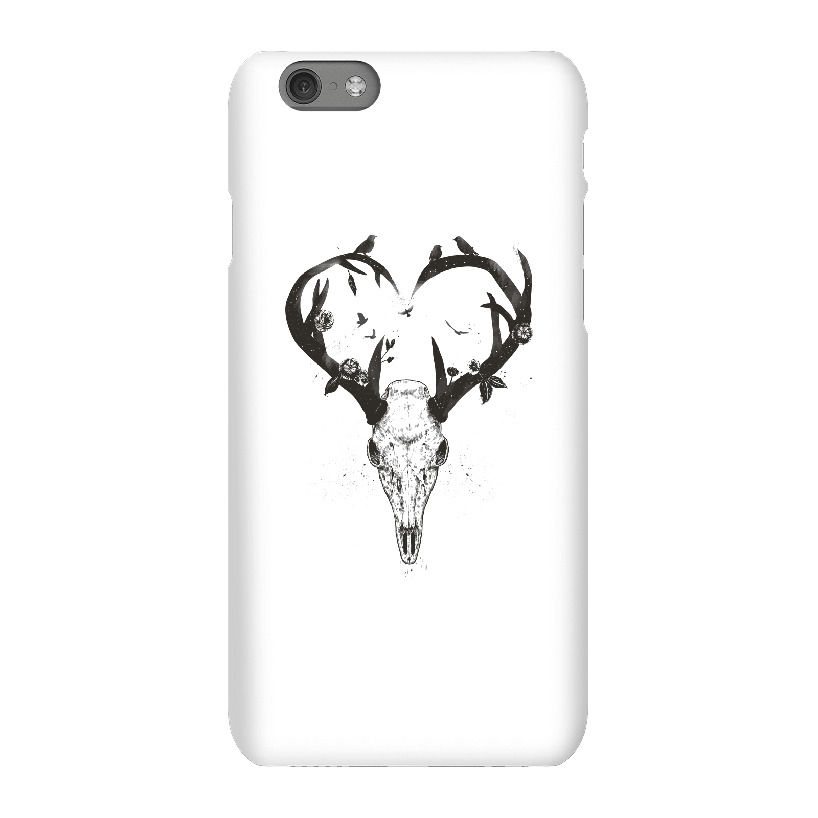 Balazs Solti Antlers Phone Case for iPhone and Android - iPhone 6S - Snap Case - Gloss