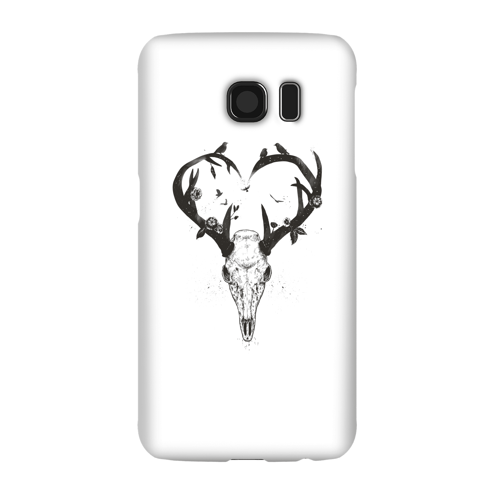 Balazs Solti Antlers Phone Case for iPhone and Android - Samsung S6 - Snap Case - Gloss