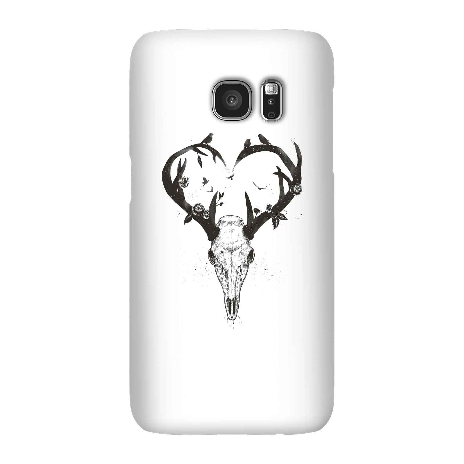 Balazs Solti Antlers Phone Case for iPhone and Android - Samsung S7 - Snap Case - Gloss