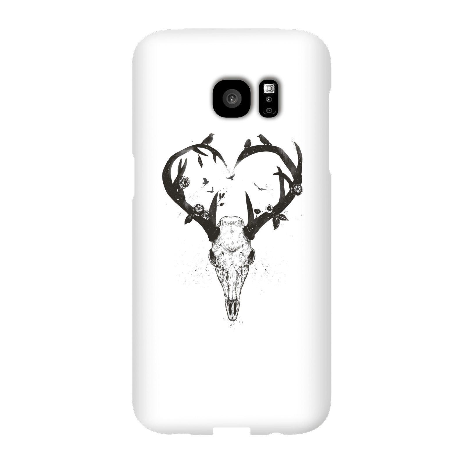 Balazs Solti Antlers Phone Case for iPhone and Android - Samsung S7 Edge - Snap Case - Gloss