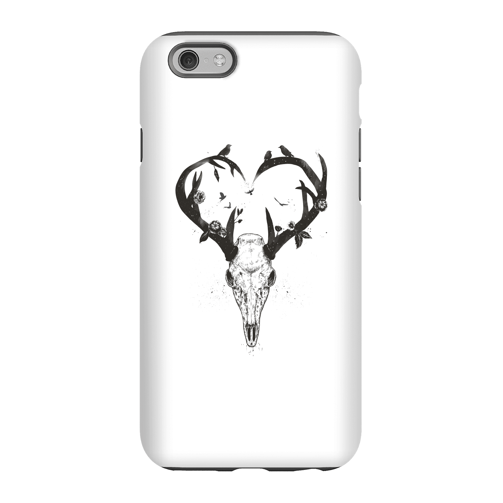 Balazs Solti Antlers Phone Case for iPhone and Android - iPhone 6 - Tough Case - Gloss