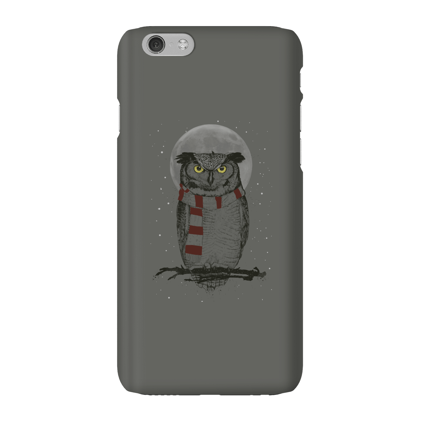 Balazs Solti Owl And Moon Phone Case for iPhone and Android - iPhone 6 - Snap Case - Matte