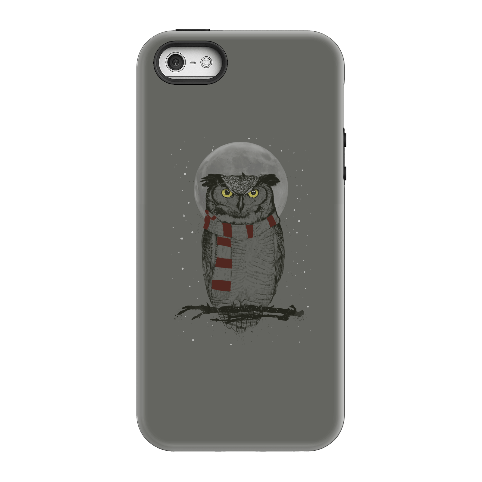 Balazs Solti Owl And Moon Phone Case for iPhone and Android - iPhone 5/5s - Tough Case - Gloss