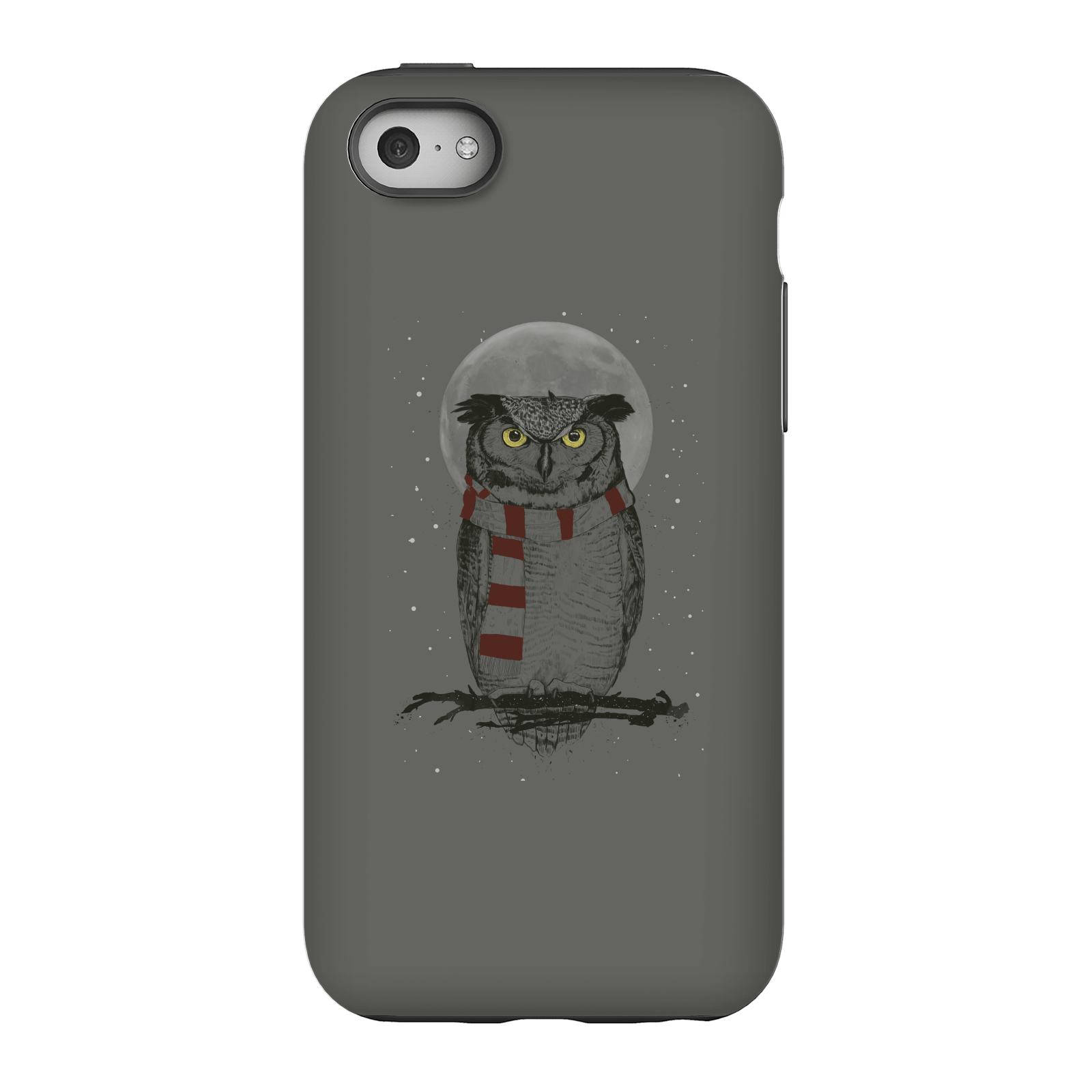 Balazs Solti Owl And Moon Phone Case for iPhone and Android - iPhone 5C - Tough Case - Gloss