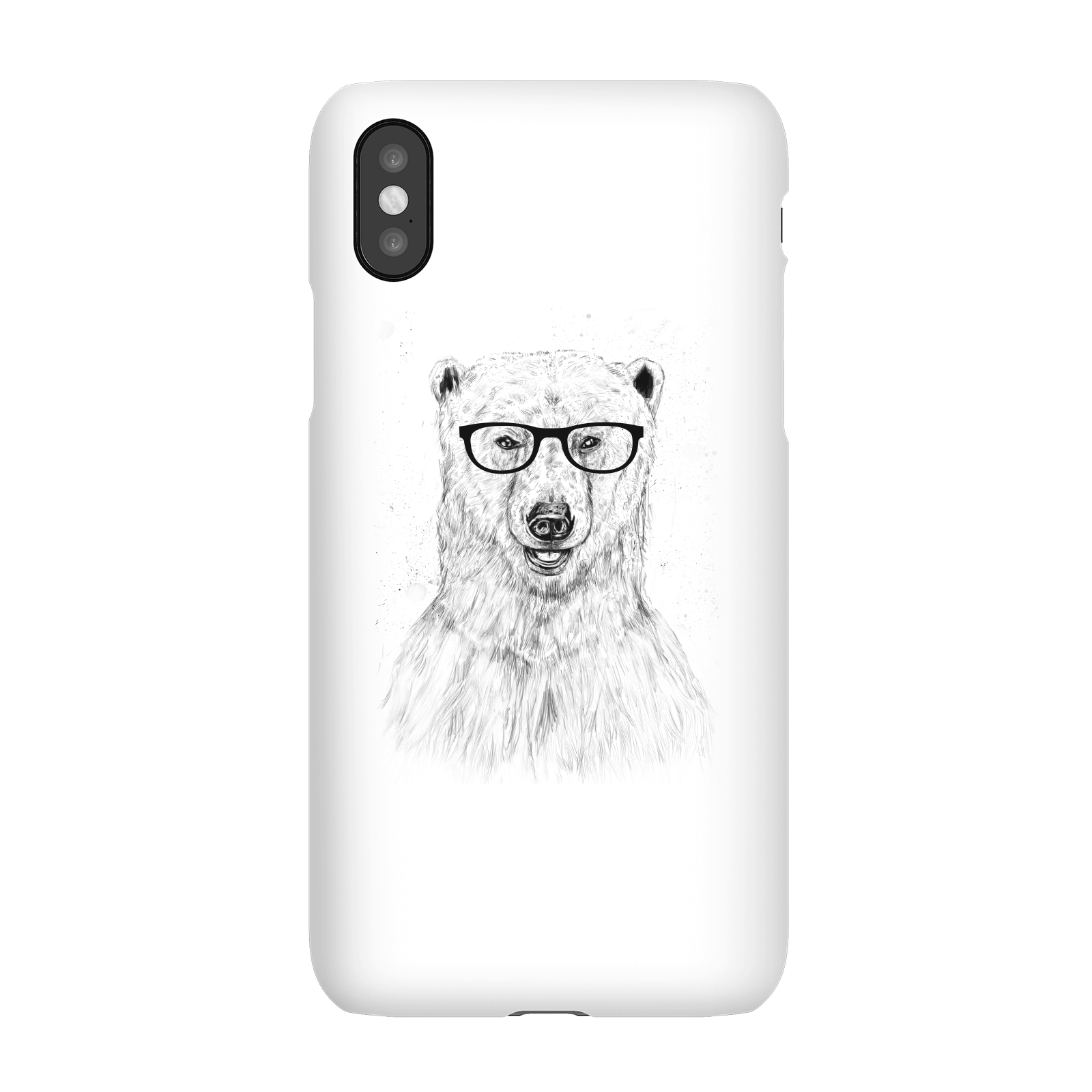 Balazs Solti Polar Bear And Glasses Phone Case for iPhone and Android - iPhone 11 Pro Max - Snap Case - Matte
