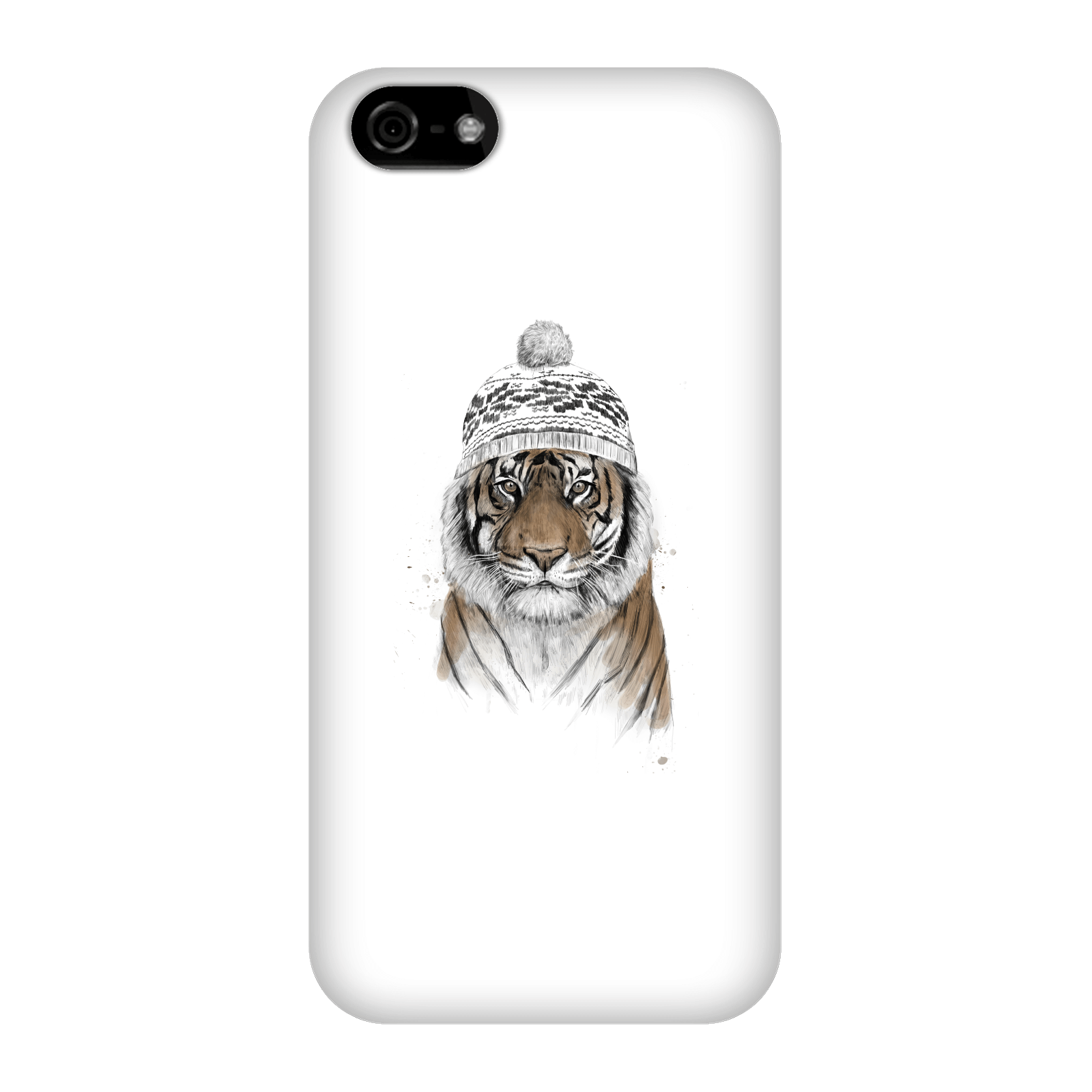 Balazs Solti Winter Tiger Phone Case for iPhone and Android - iPhone 5C - Snap Case - Matte