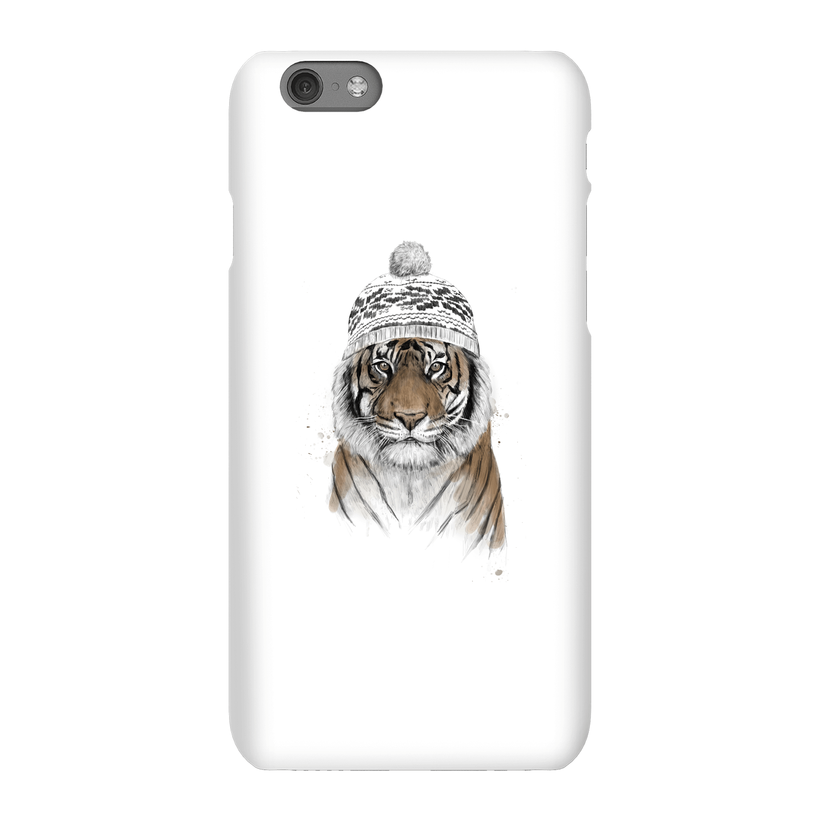 Balazs Solti Winter Tiger Phone Case for iPhone and Android - iPhone 6S - Snap Case - Matte