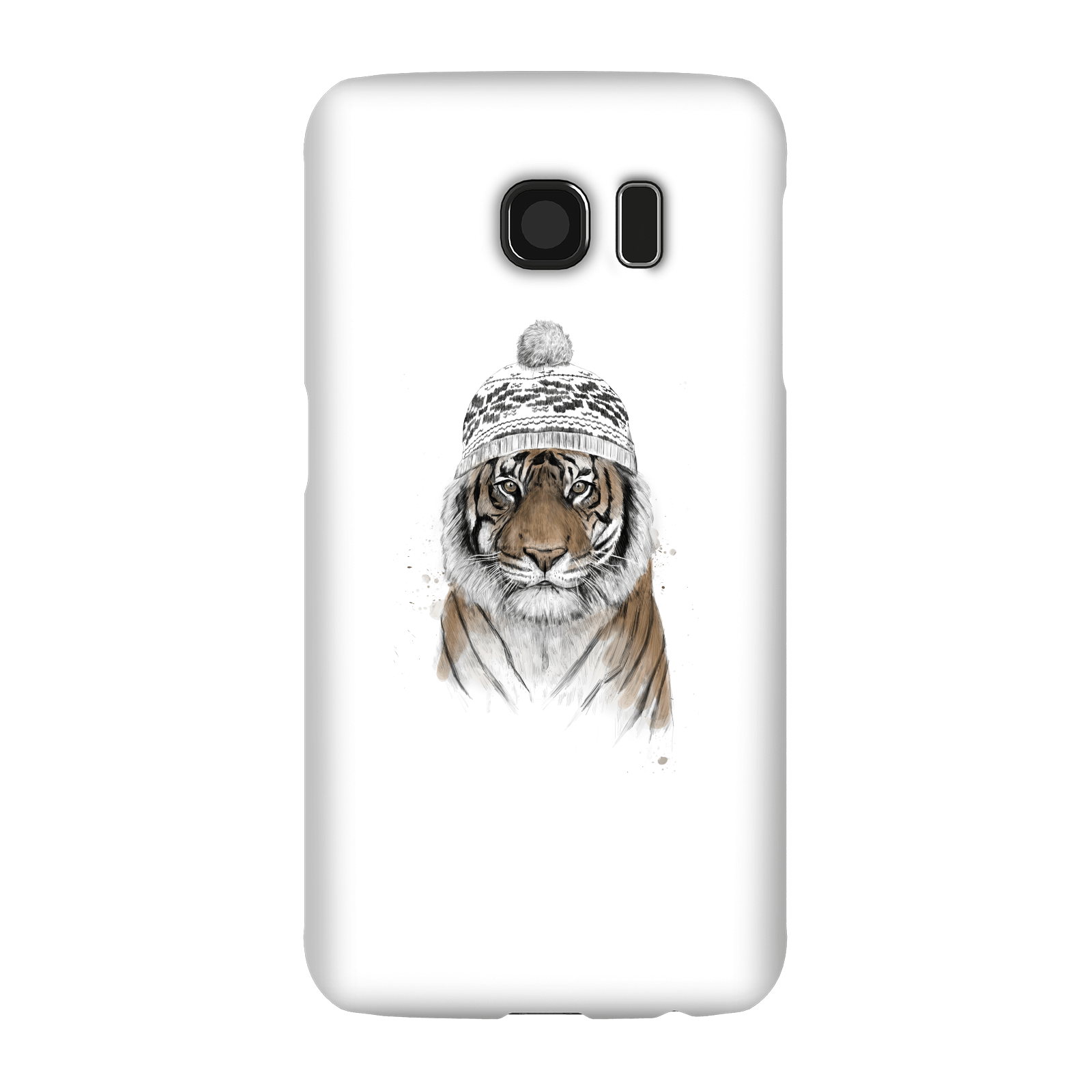Balazs Solti Winter Tiger Phone Case for iPhone and Android - Samsung S6 - Snap Case - Matte