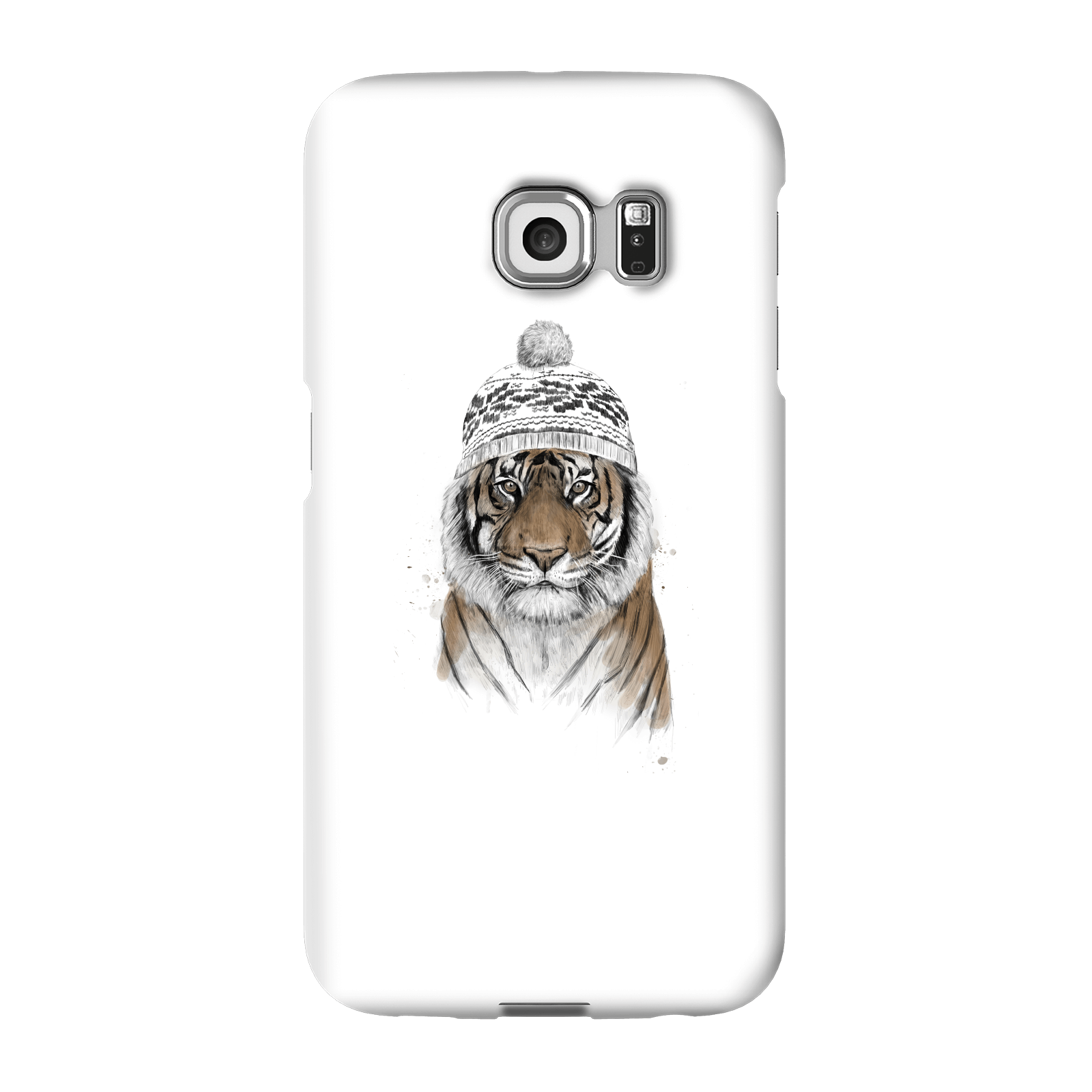Balazs Solti Winter Tiger Phone Case for iPhone and Android - Samsung S6 Edge Plus - Snap Case - Matte