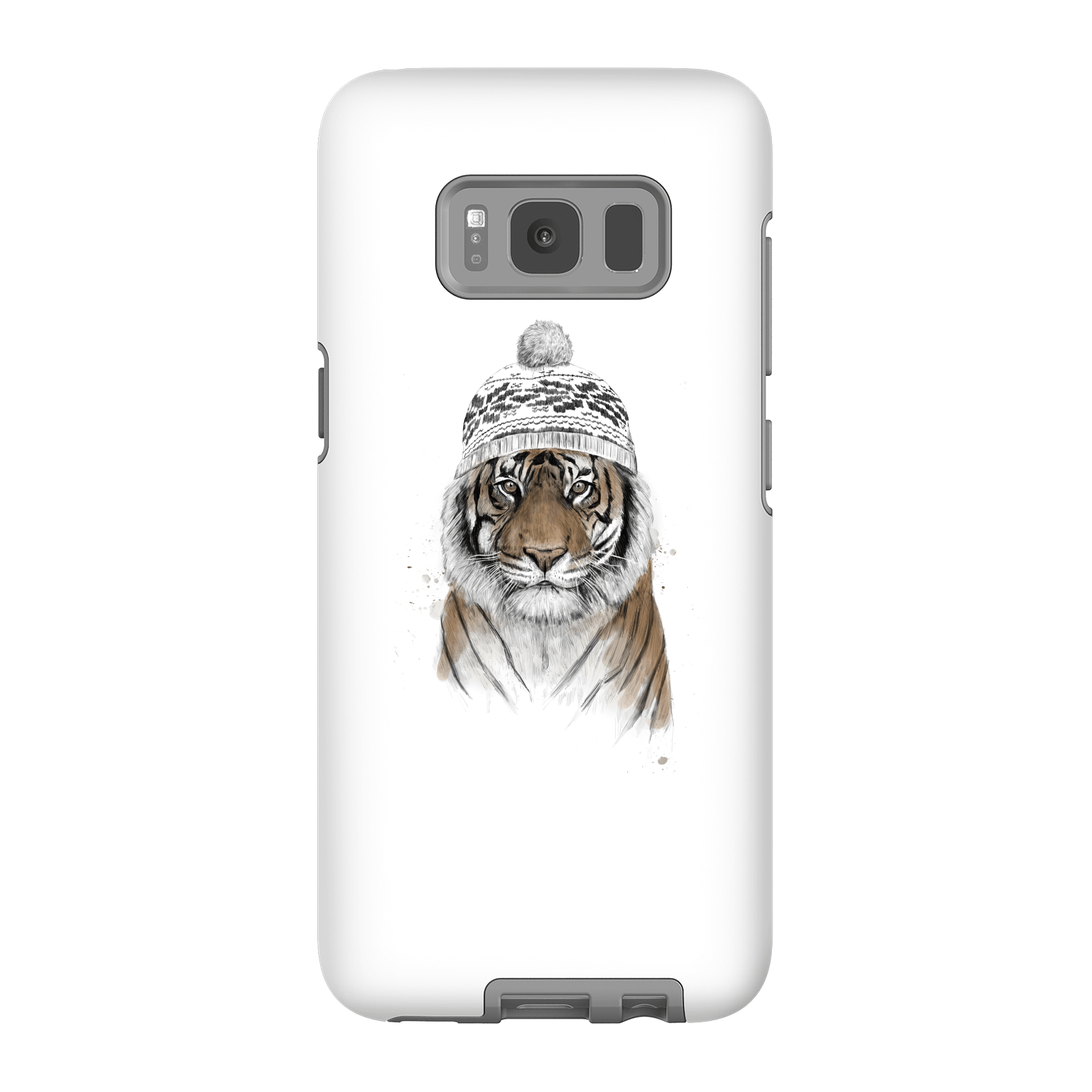 Balazs Solti Winter Tiger Phone Case for iPhone and Android - Samsung S8 - Tough Case - Matte