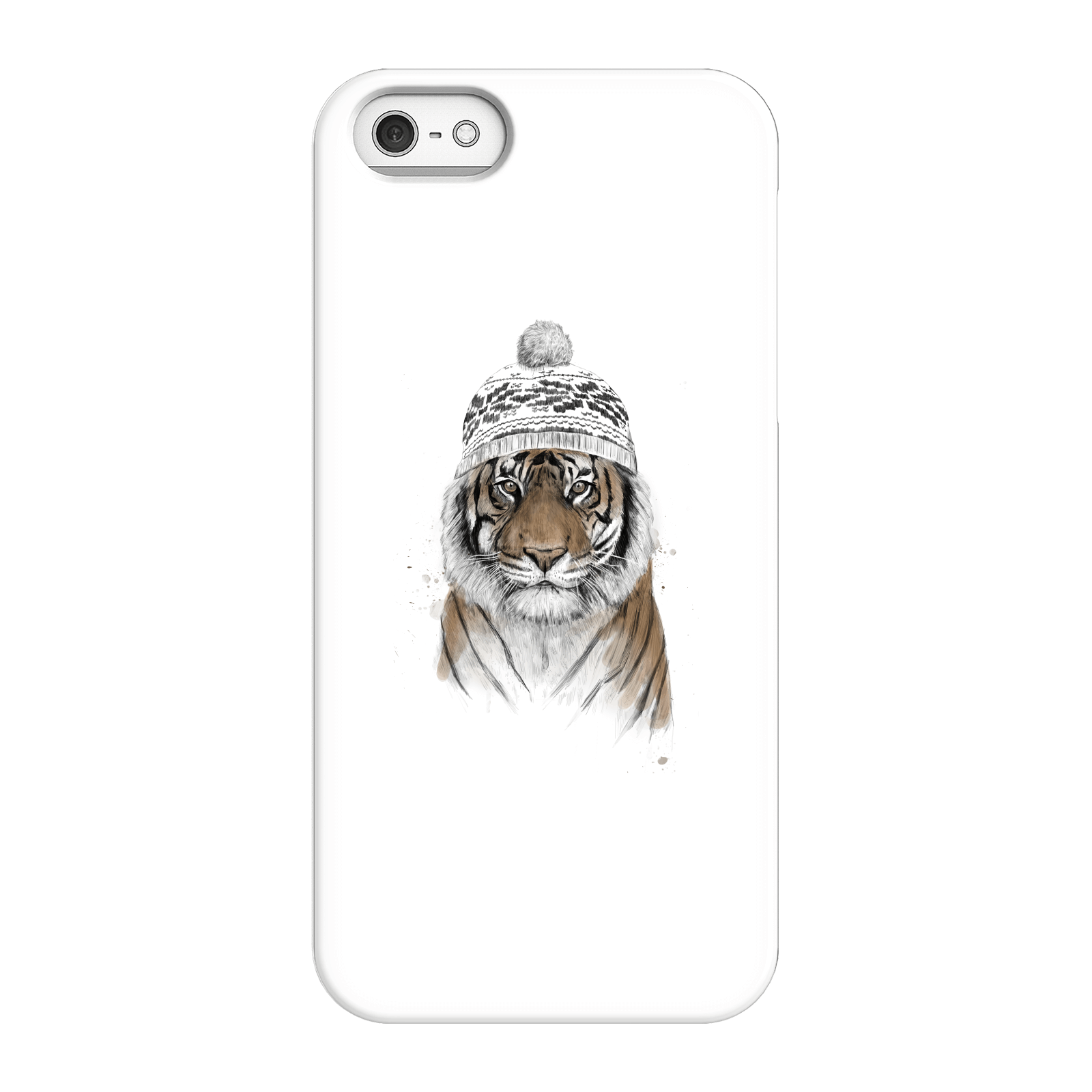 Balazs Solti Winter Tiger Phone Case for iPhone and Android - iPhone 5/5s - Snap Case - Gloss