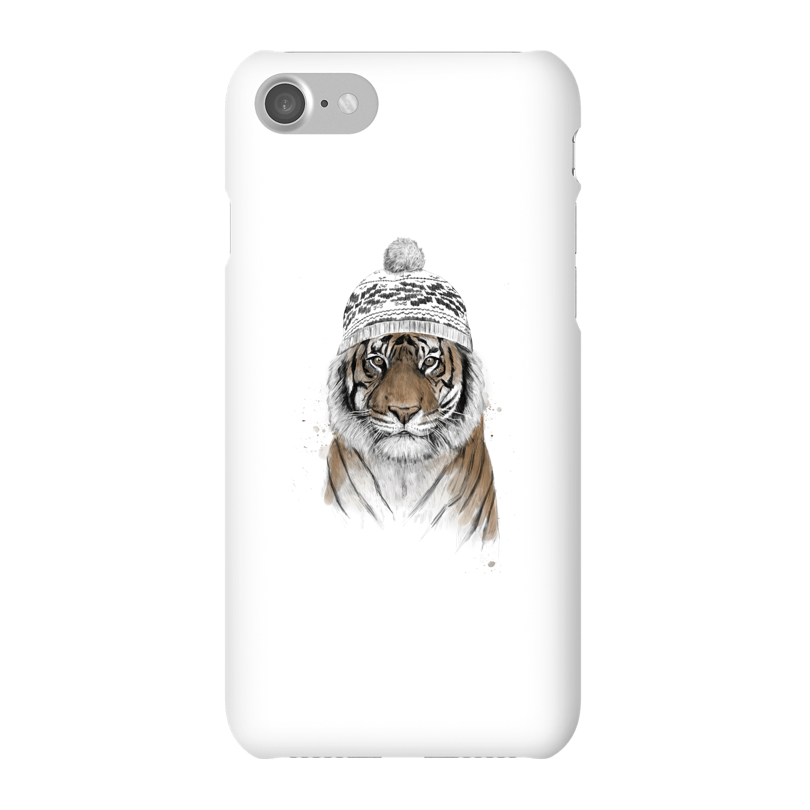 Balazs Solti Winter Tiger Phone Case for iPhone and Android - iPhone 7 - Snap Case - Gloss