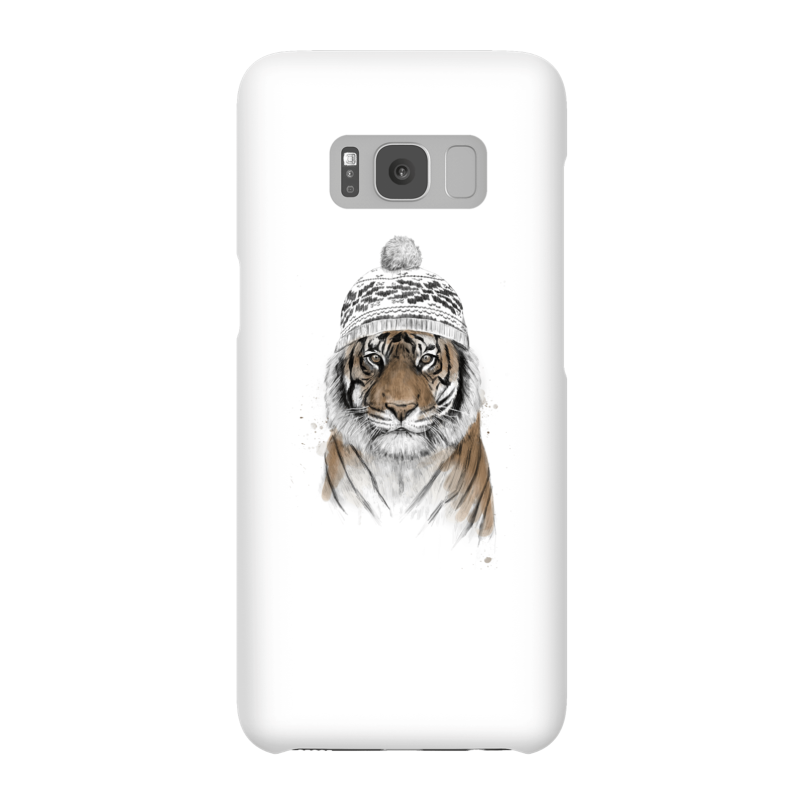 Balazs Solti Winter Tiger Phone Case for iPhone and Android - Samsung S8 - Snap Case - Gloss