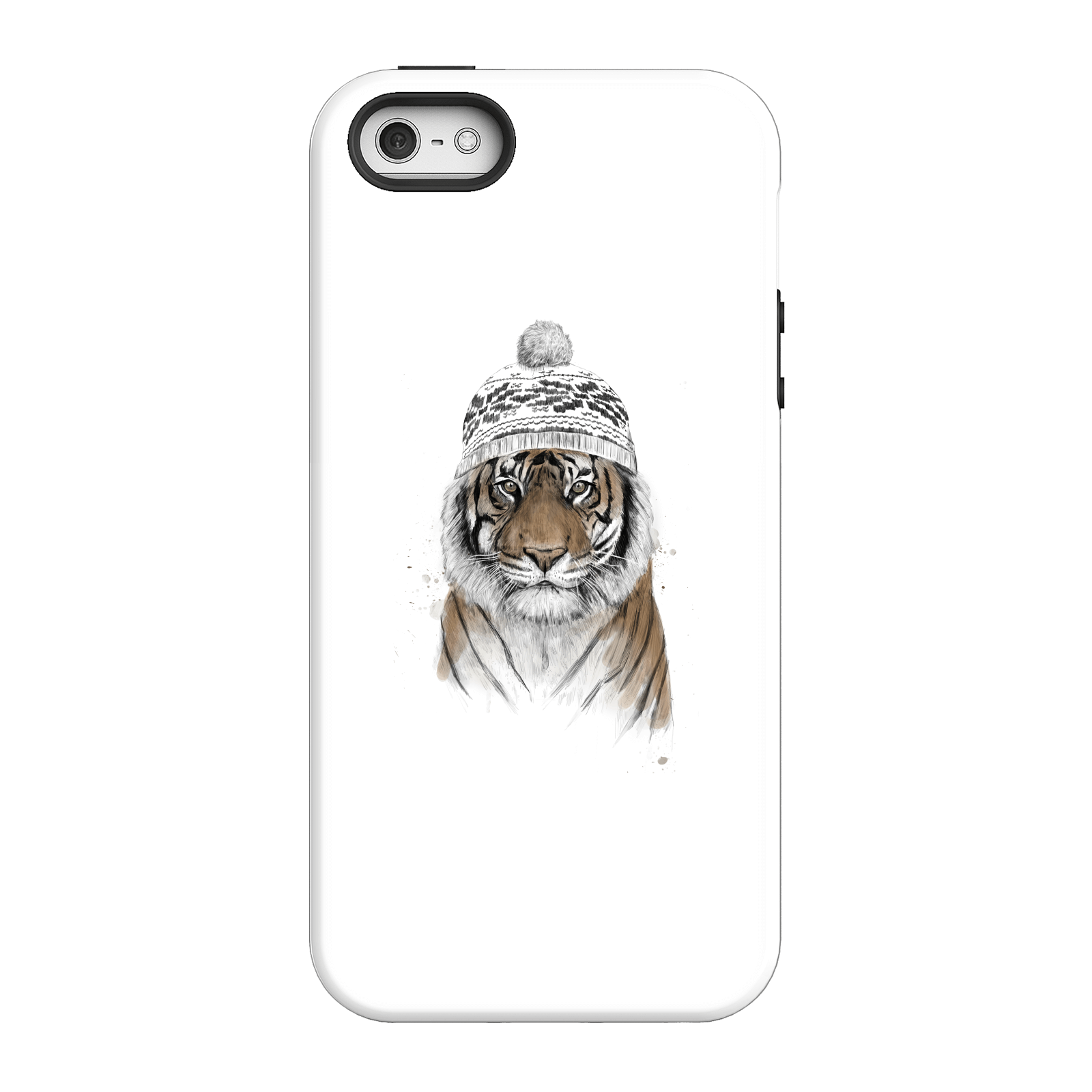 Balazs Solti Winter Tiger Phone Case for iPhone and Android - iPhone 5/5s - Tough Case - Gloss