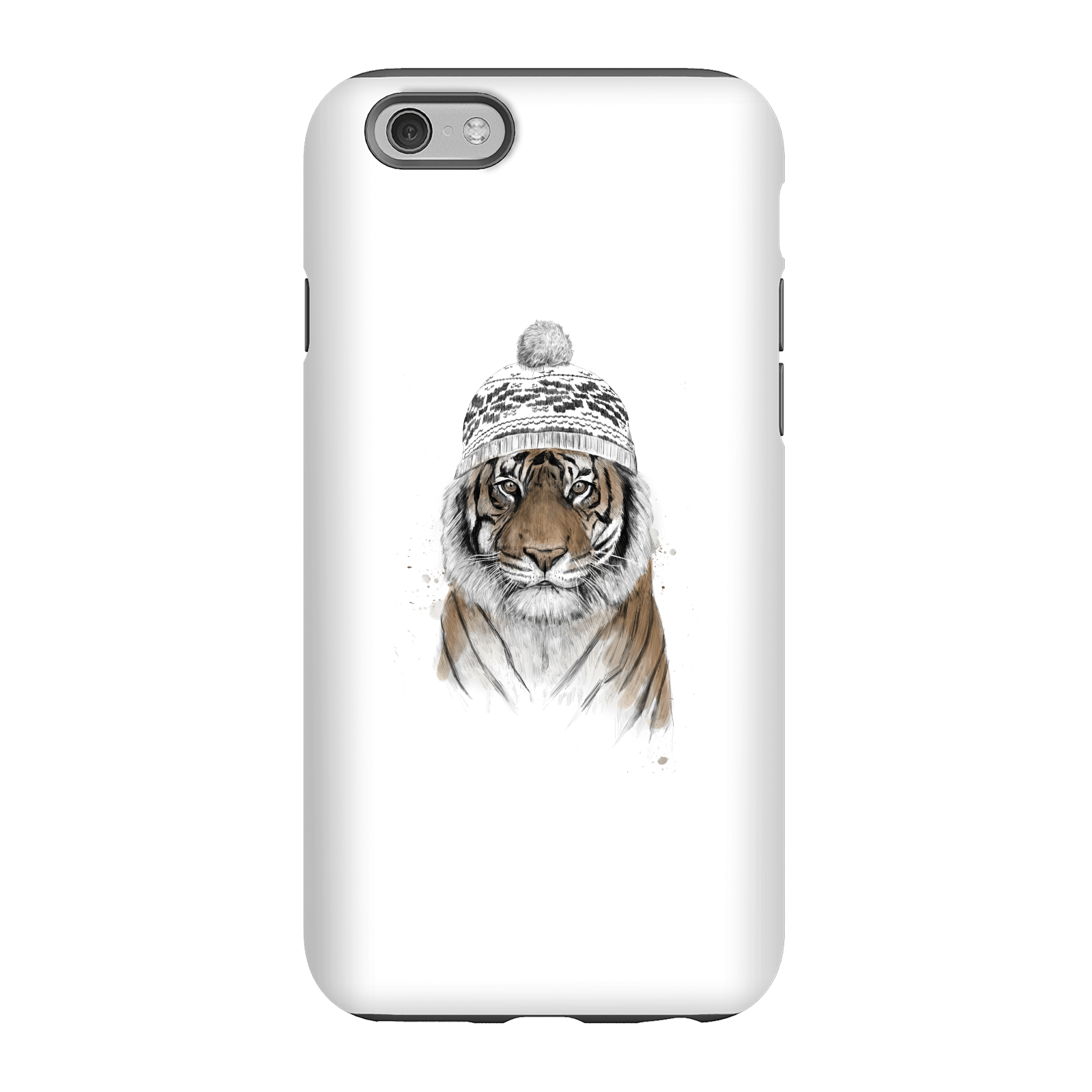 Balazs Solti Winter Tiger Phone Case for iPhone and Android - iPhone 6 - Tough Case - Gloss