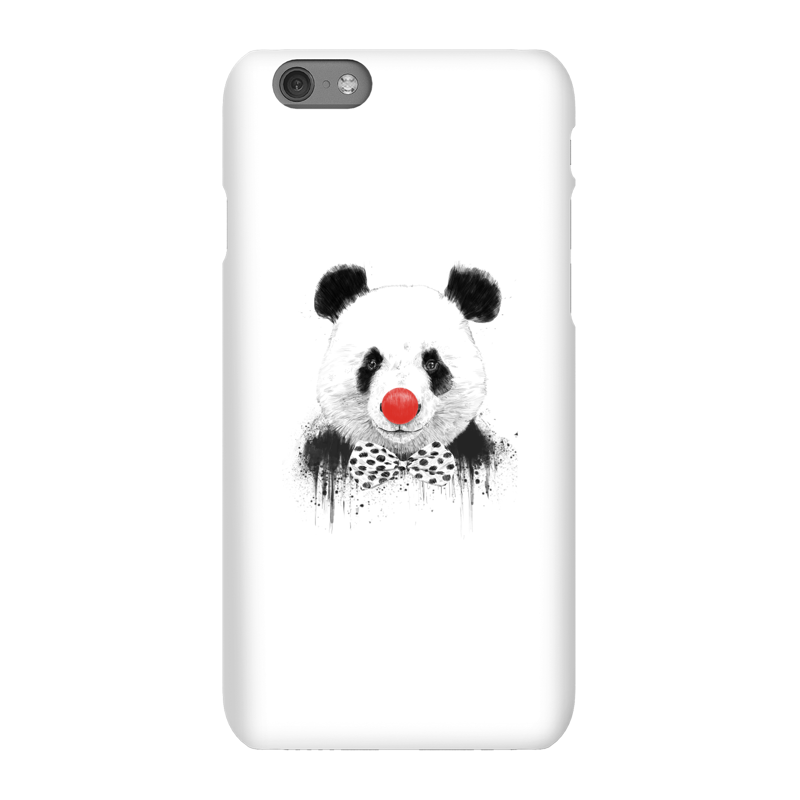 Balazs Solti Red Nosed Panda Phone Case for iPhone and Android - iPhone 6S - Snap Case - Matte