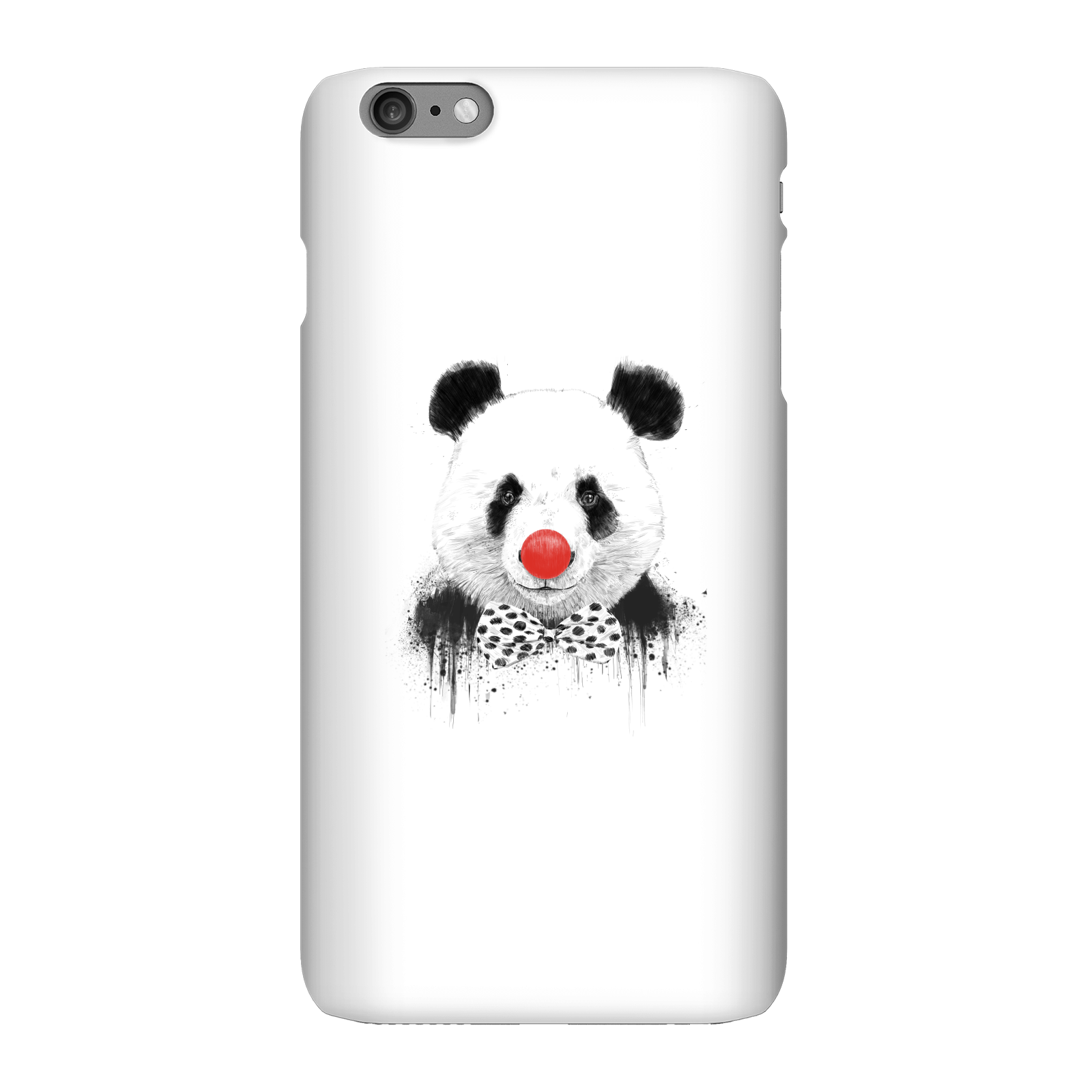 Balazs Solti Red Nosed Panda Phone Case for iPhone and Android - iPhone 6 Plus - Snap Case - Matte