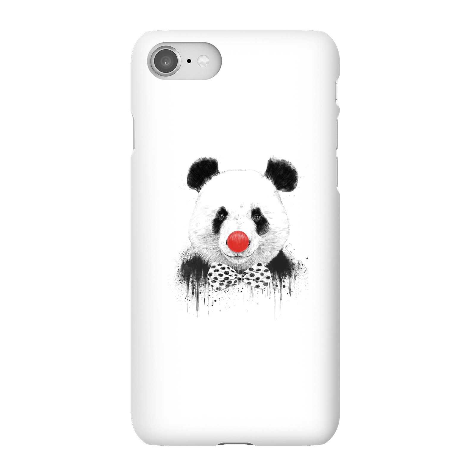 Balazs Solti Red Nosed Panda Phone Case for iPhone and Android - iPhone 8 - Snap Case - Matte