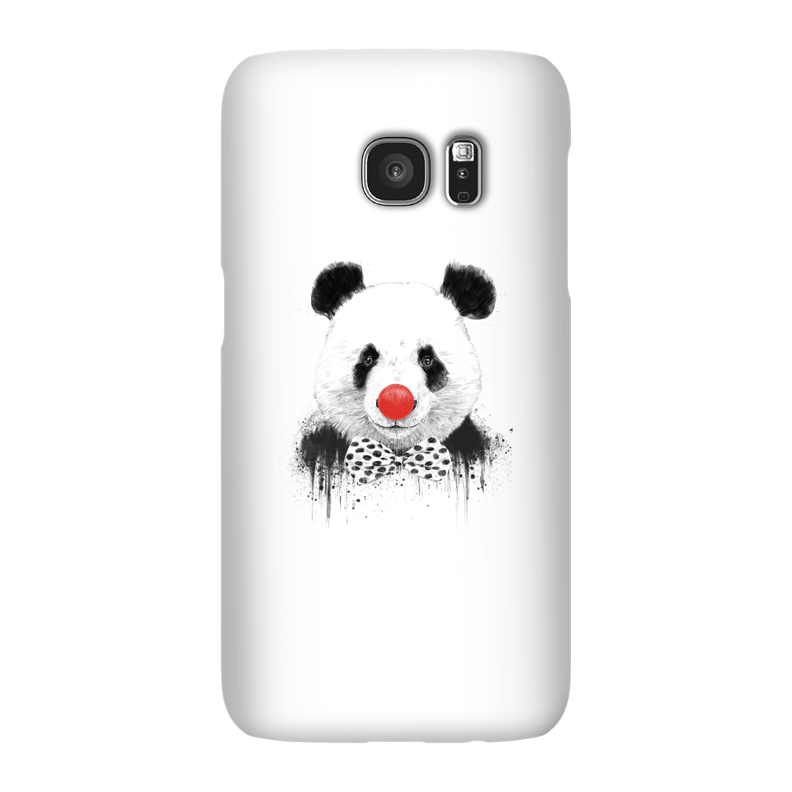 Balazs Solti Red Nosed Panda Phone Case for iPhone and Android - Samsung S7 - Snap Case - Matte