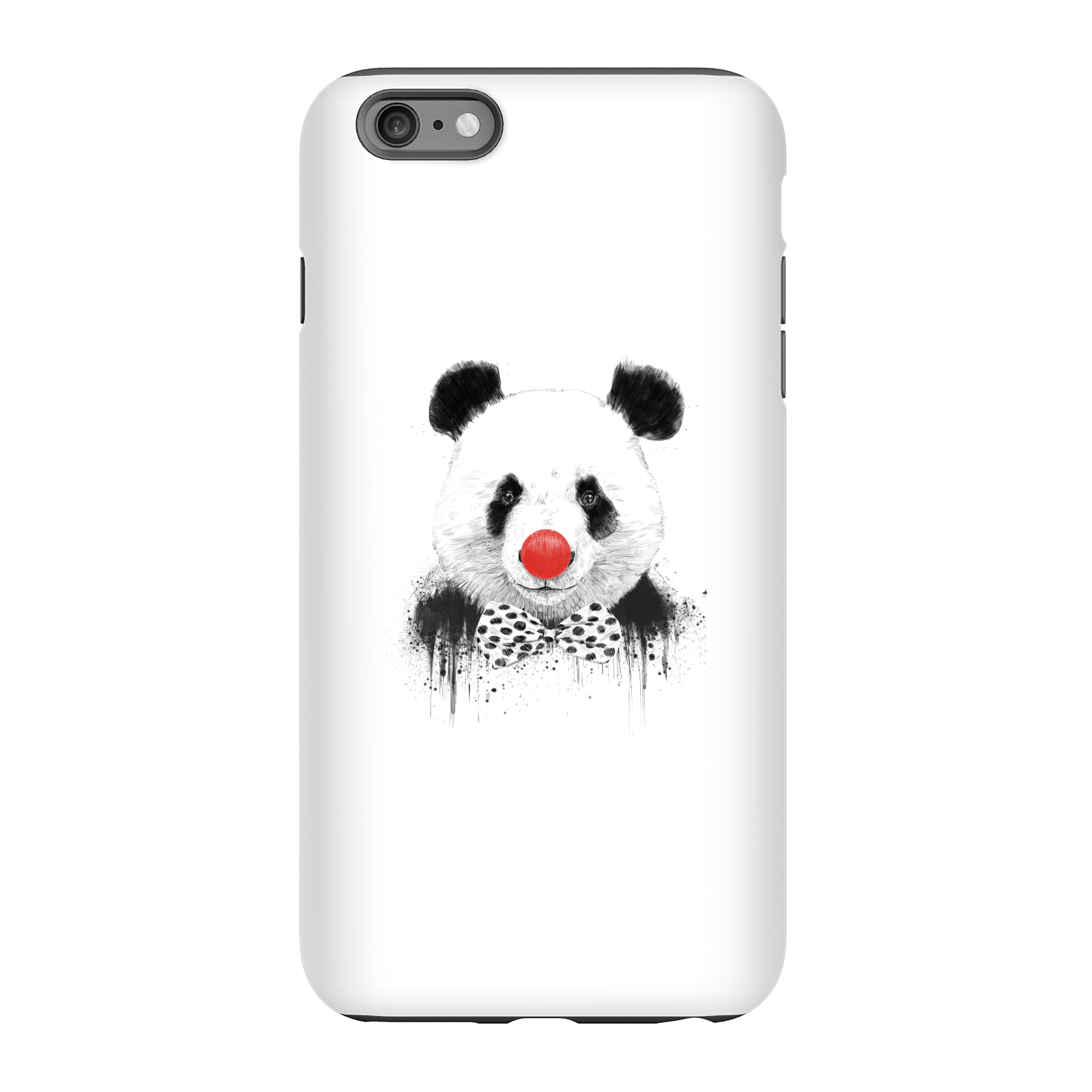 Balazs Solti Red Nosed Panda Phone Case for iPhone and Android - iPhone 6 Plus - Tough Case - Matte