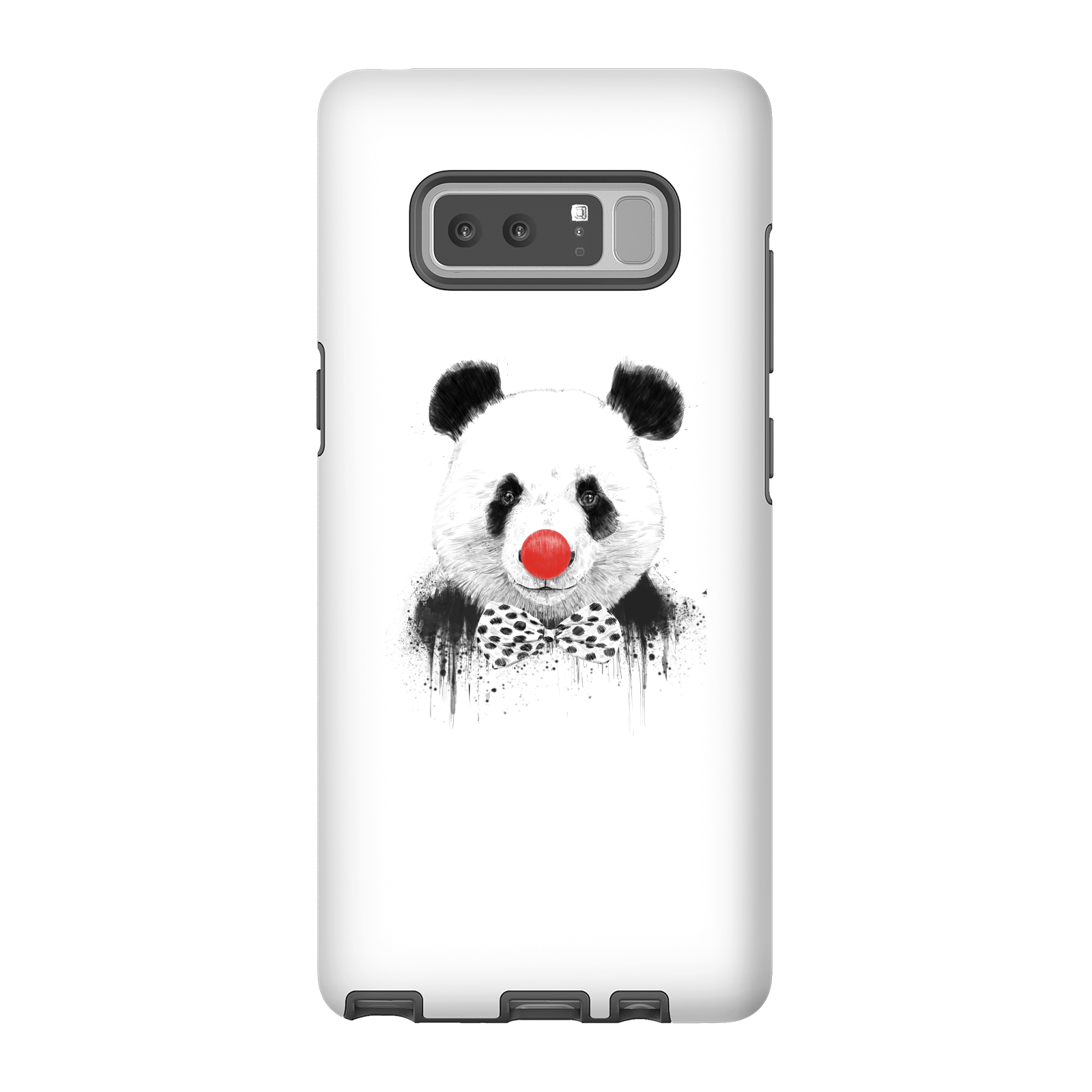 Balazs Solti Red Nosed Panda Phone Case for iPhone and Android - Samsung Note 8 - Tough Case - Matte