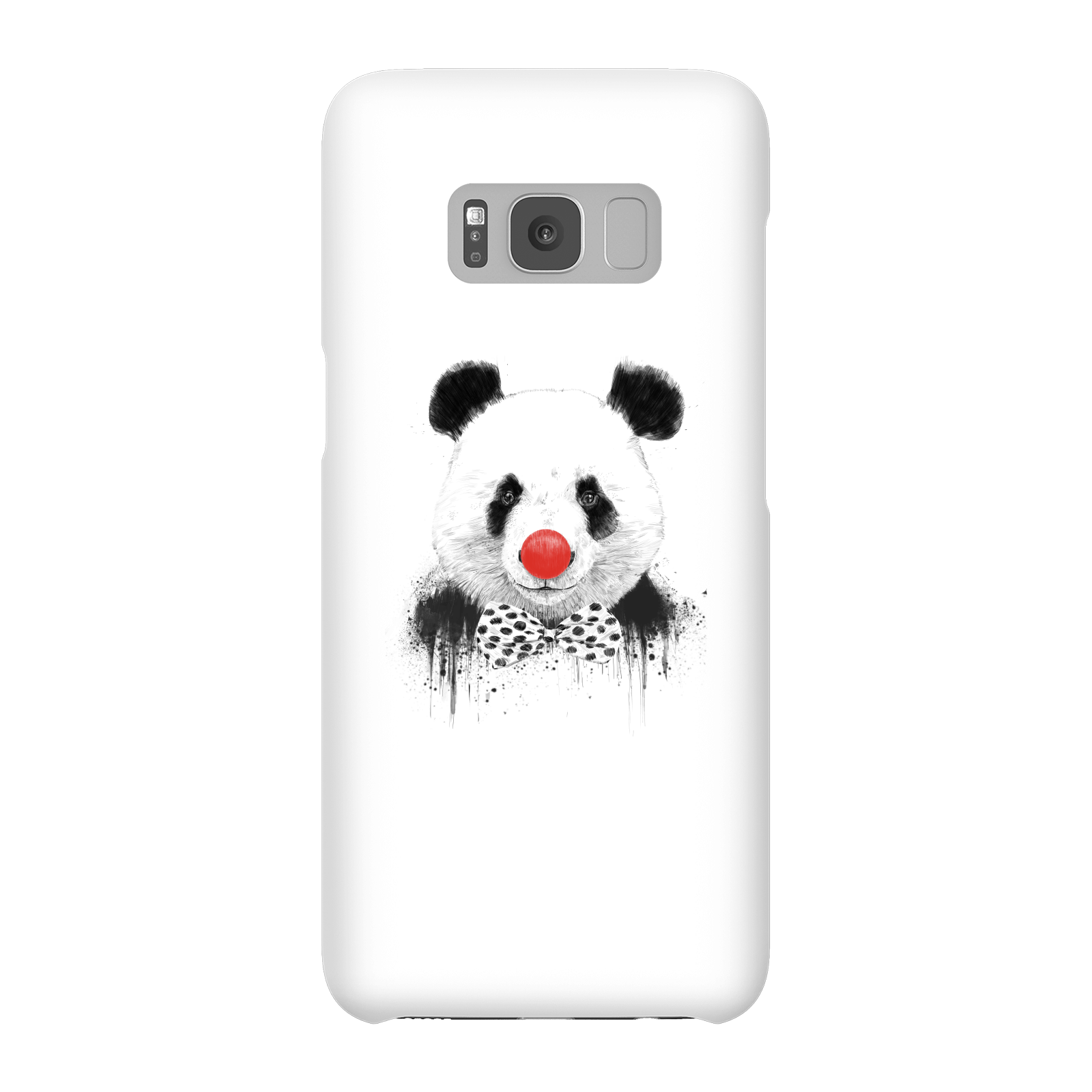 Balazs Solti Red Nosed Panda Phone Case for iPhone and Android - Samsung S8 - Snap Case - Gloss
