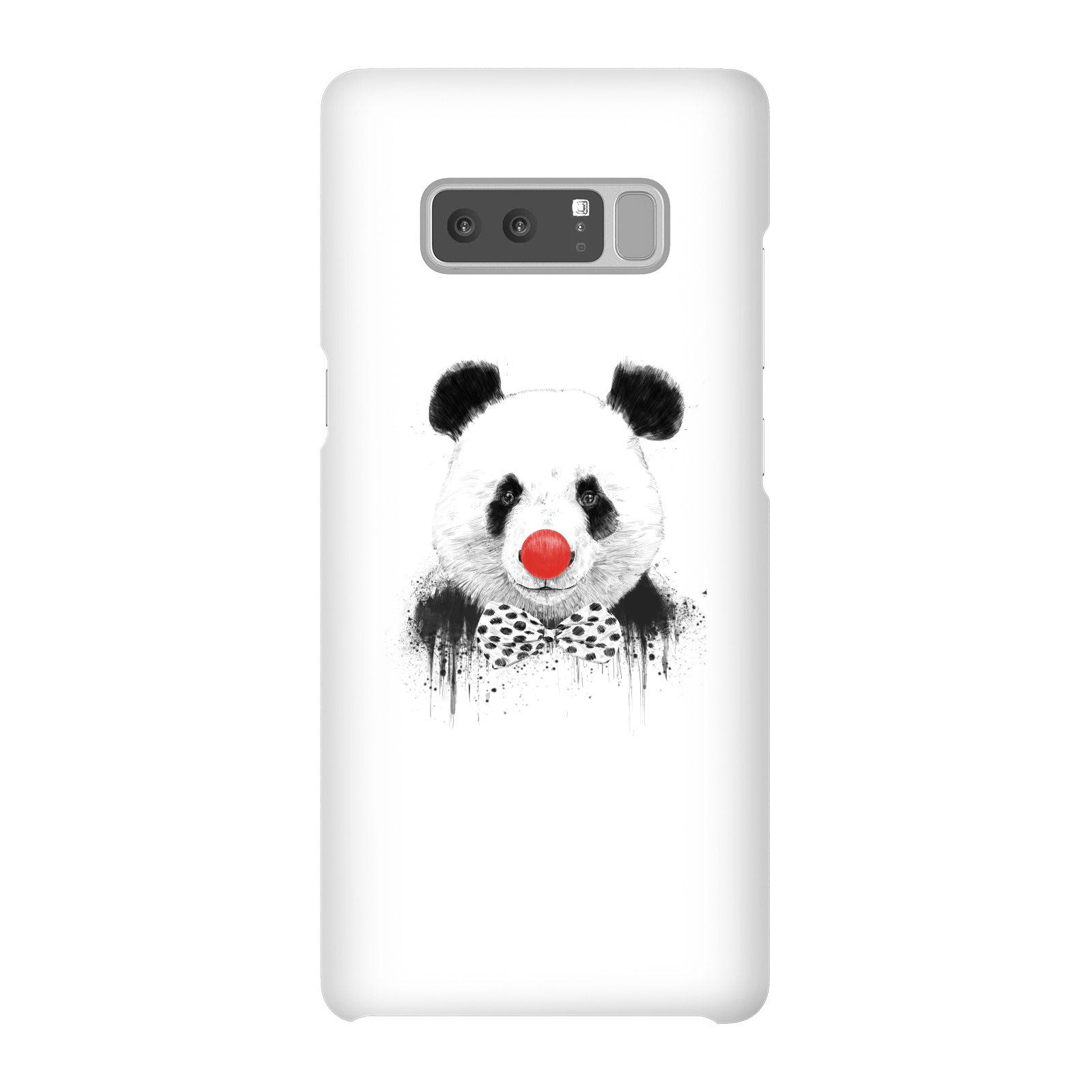Balazs Solti Red Nosed Panda Phone Case for iPhone and Android - Samsung Note 8 - Snap Case - Gloss