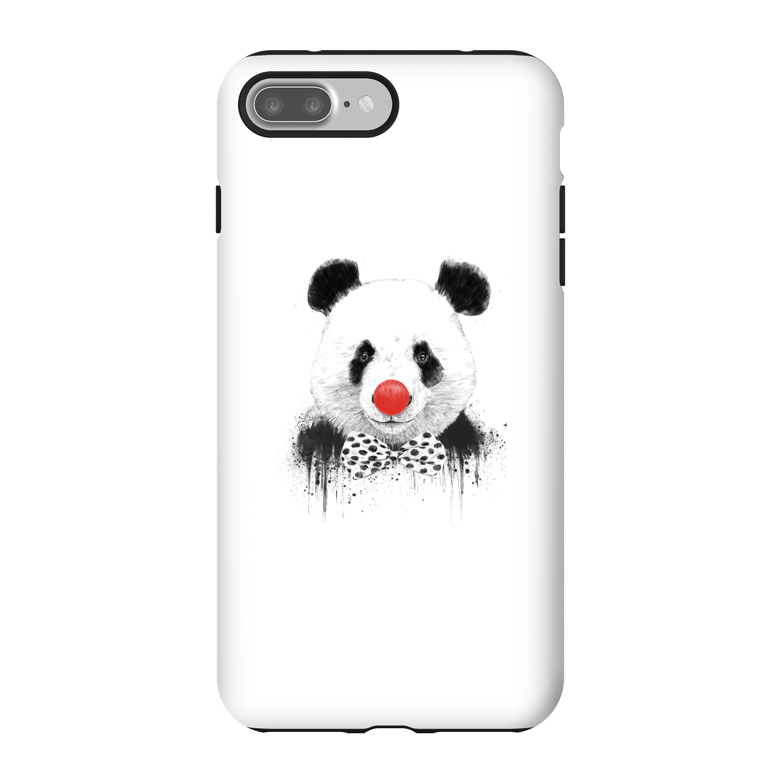 Balazs Solti Red Nosed Panda Phone Case for iPhone and Android - iPhone 7 Plus - Tough Case - Gloss