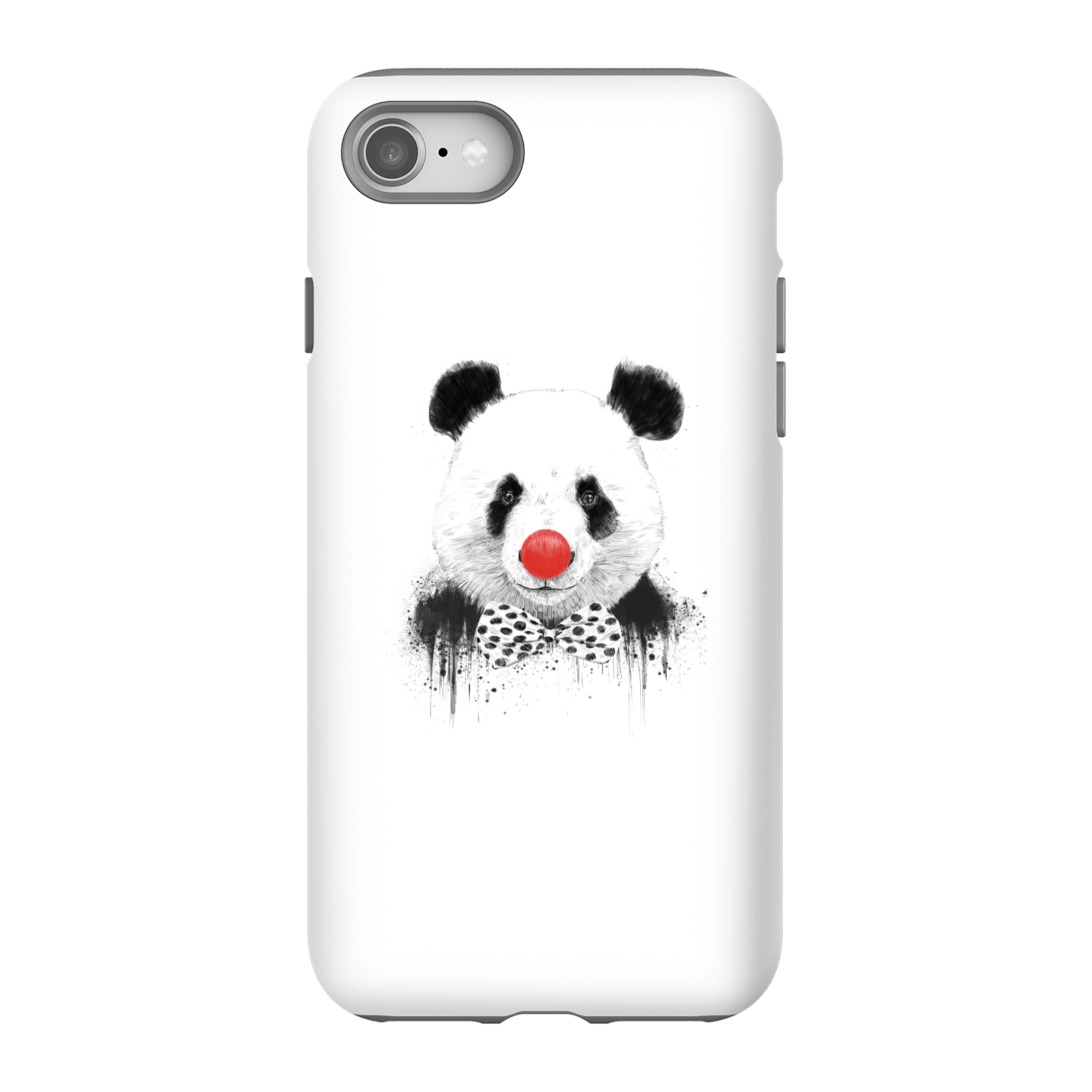 Balazs Solti Red Nosed Panda Phone Case for iPhone and Android - iPhone 8 - Tough Case - Gloss