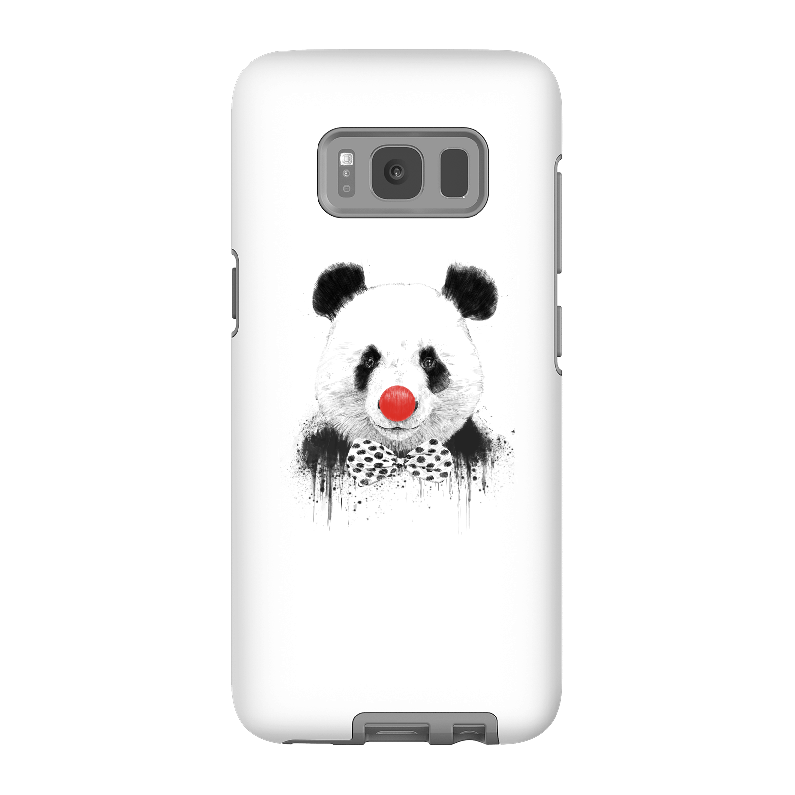 Balazs Solti Red Nosed Panda Phone Case for iPhone and Android - Samsung S8 - Tough Case - Gloss