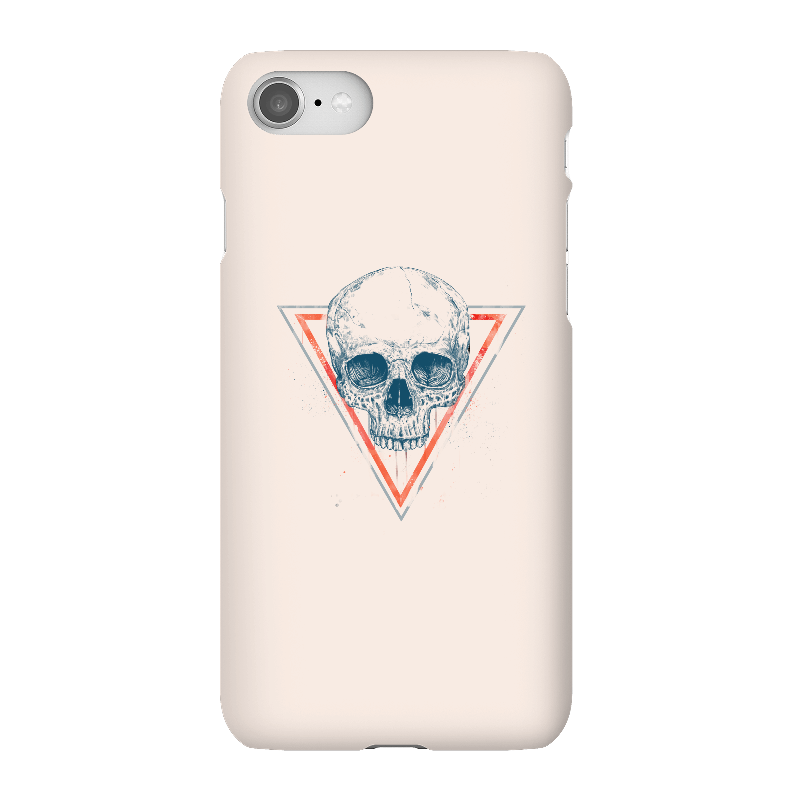 Balazs Solti Skull Phone Case for iPhone and Android - iPhone 8 - Snap Case - Matte