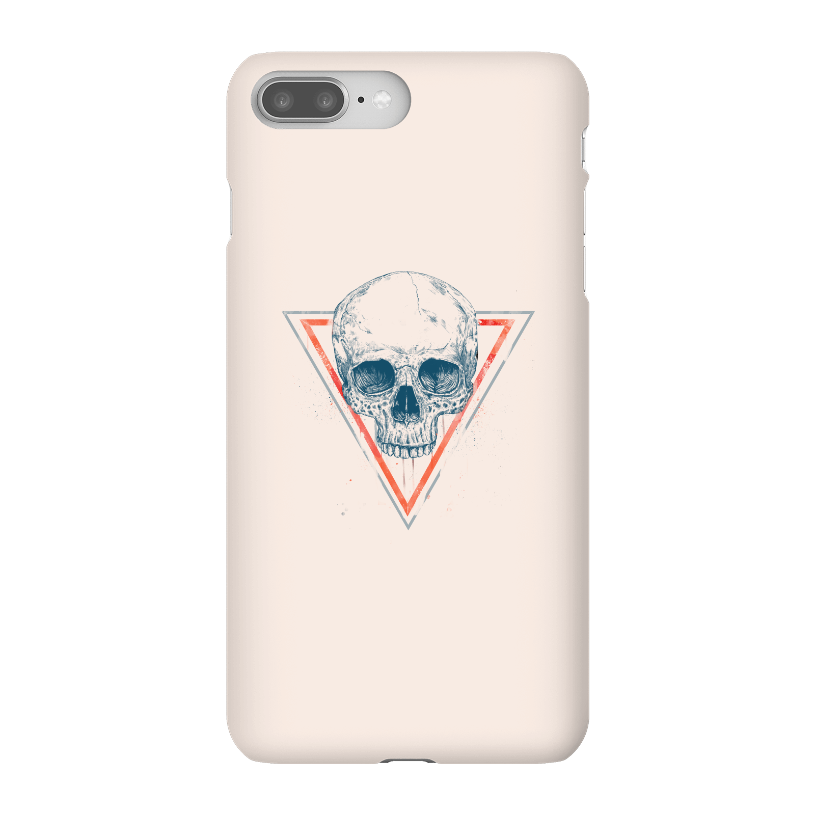 Balazs Solti Skull Phone Case for iPhone and Android - iPhone 8 Plus - Snap Case - Matte